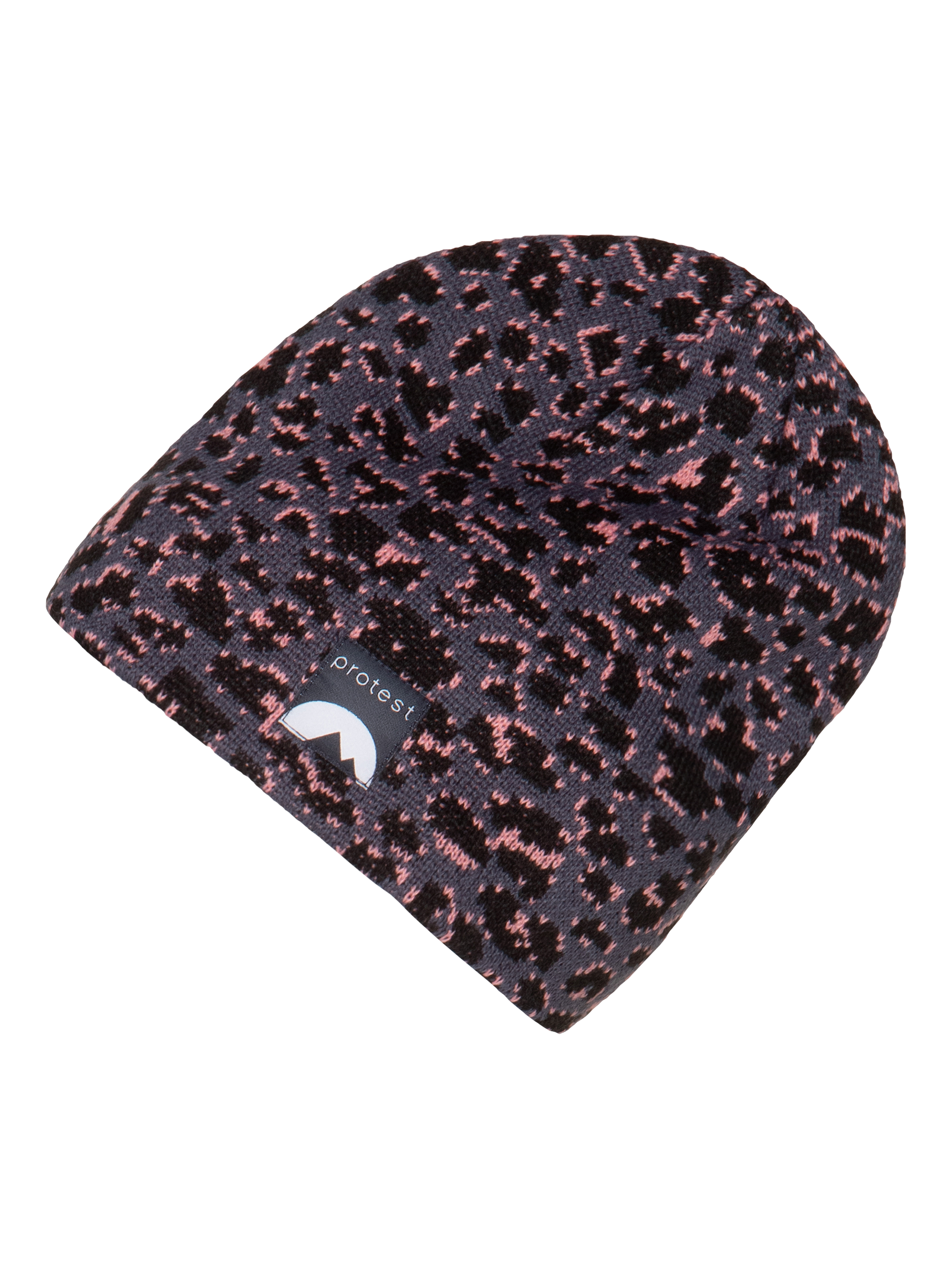 Protest Tricky Leopard Beanie Women - Pink