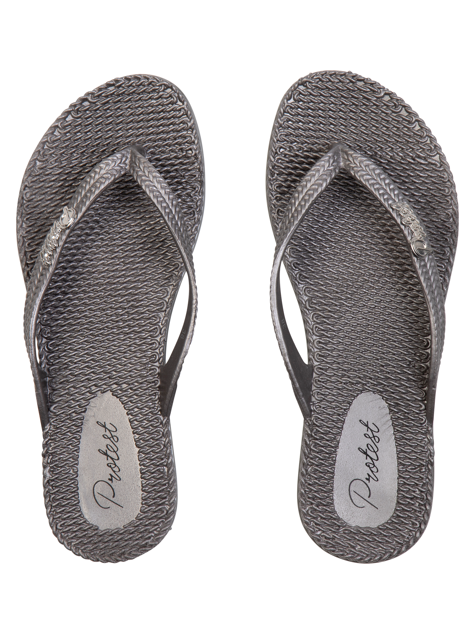 Protest Stampy 20 Teenslippers Dames - Zilver