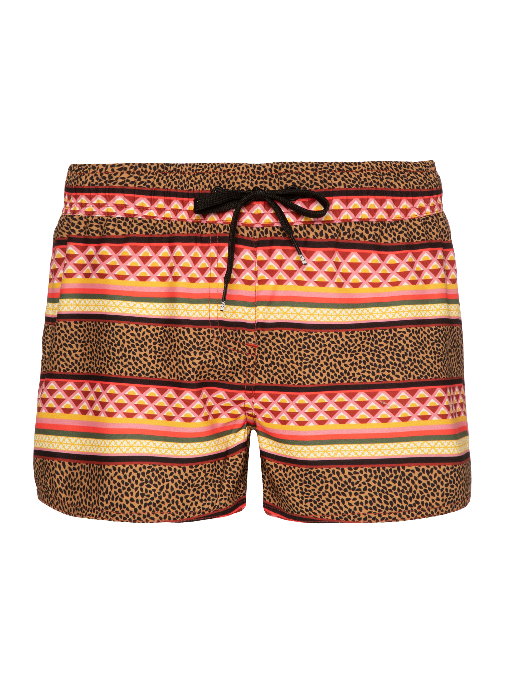 Protest Iman Jr Shorts De Bain Léopard Fille - Marron
