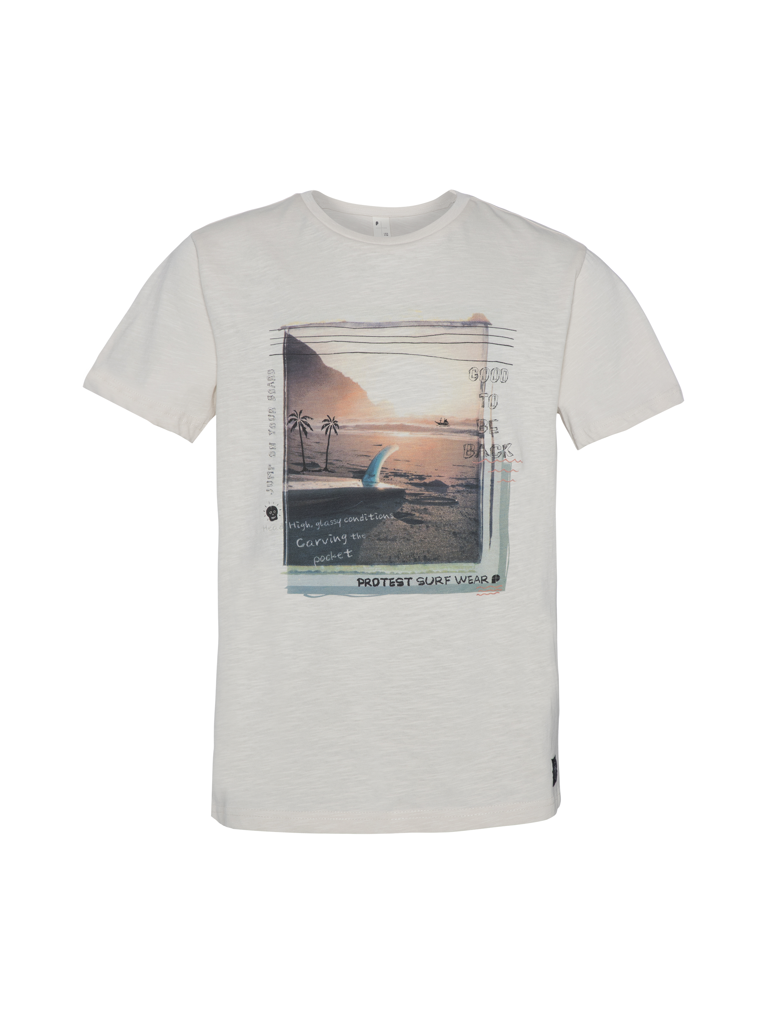 Protest Prtsurf Jr T-shirt Boys - White