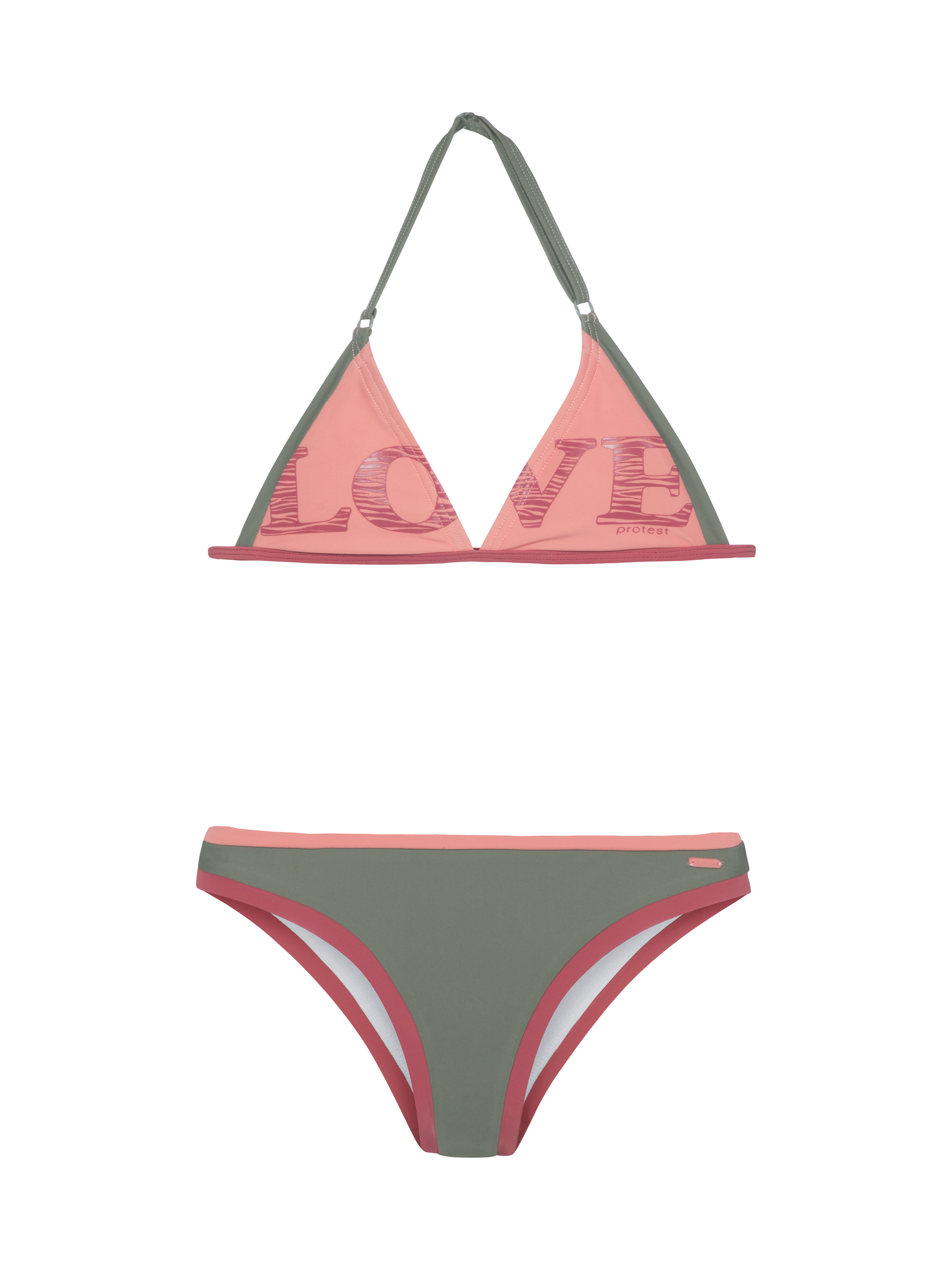 Protest Prtvera Jr Triangle Bikini Girls - Pink