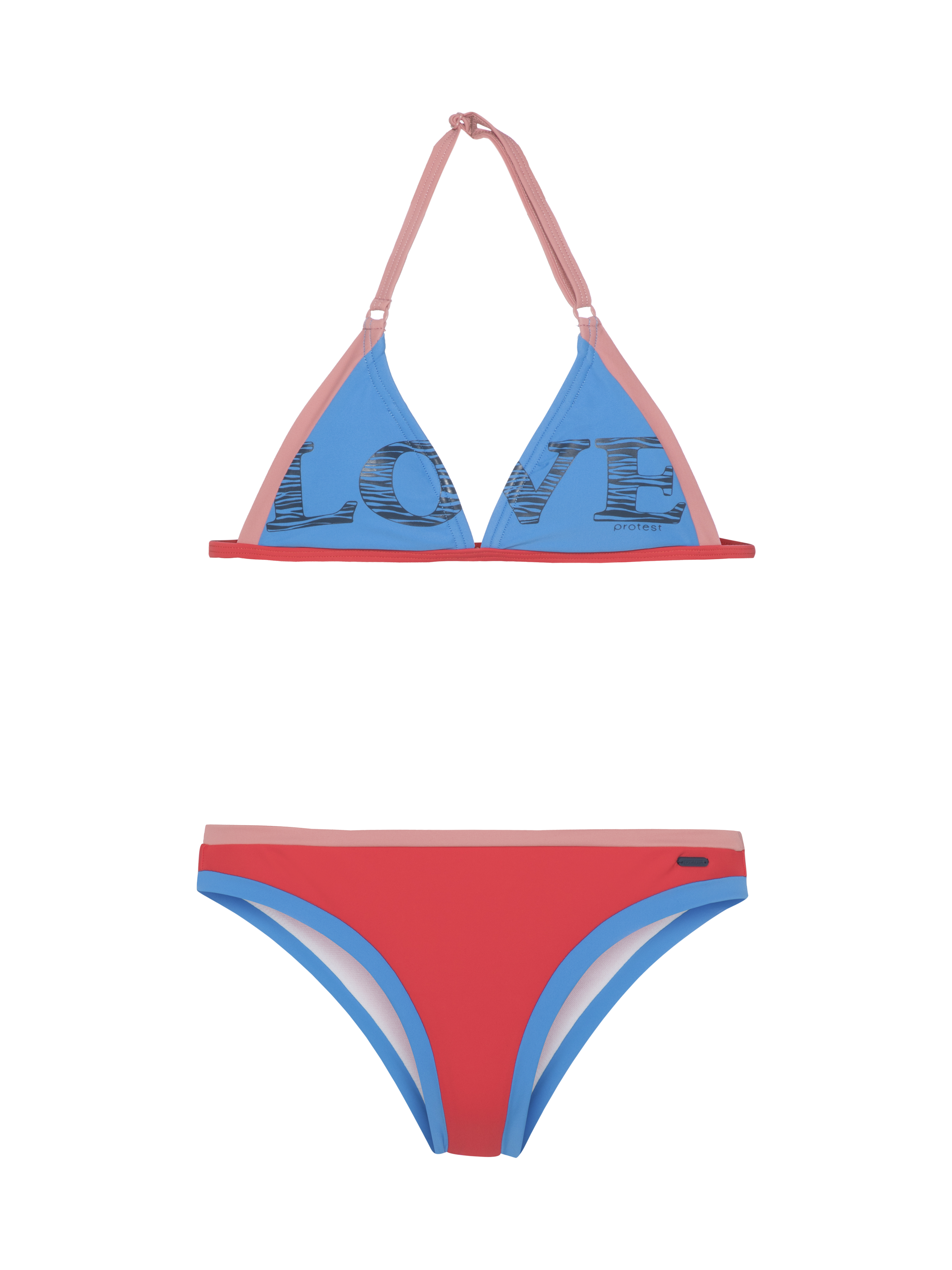 Protest Prtvera Jr Maillot De Bain Triangle Fille - Rouge