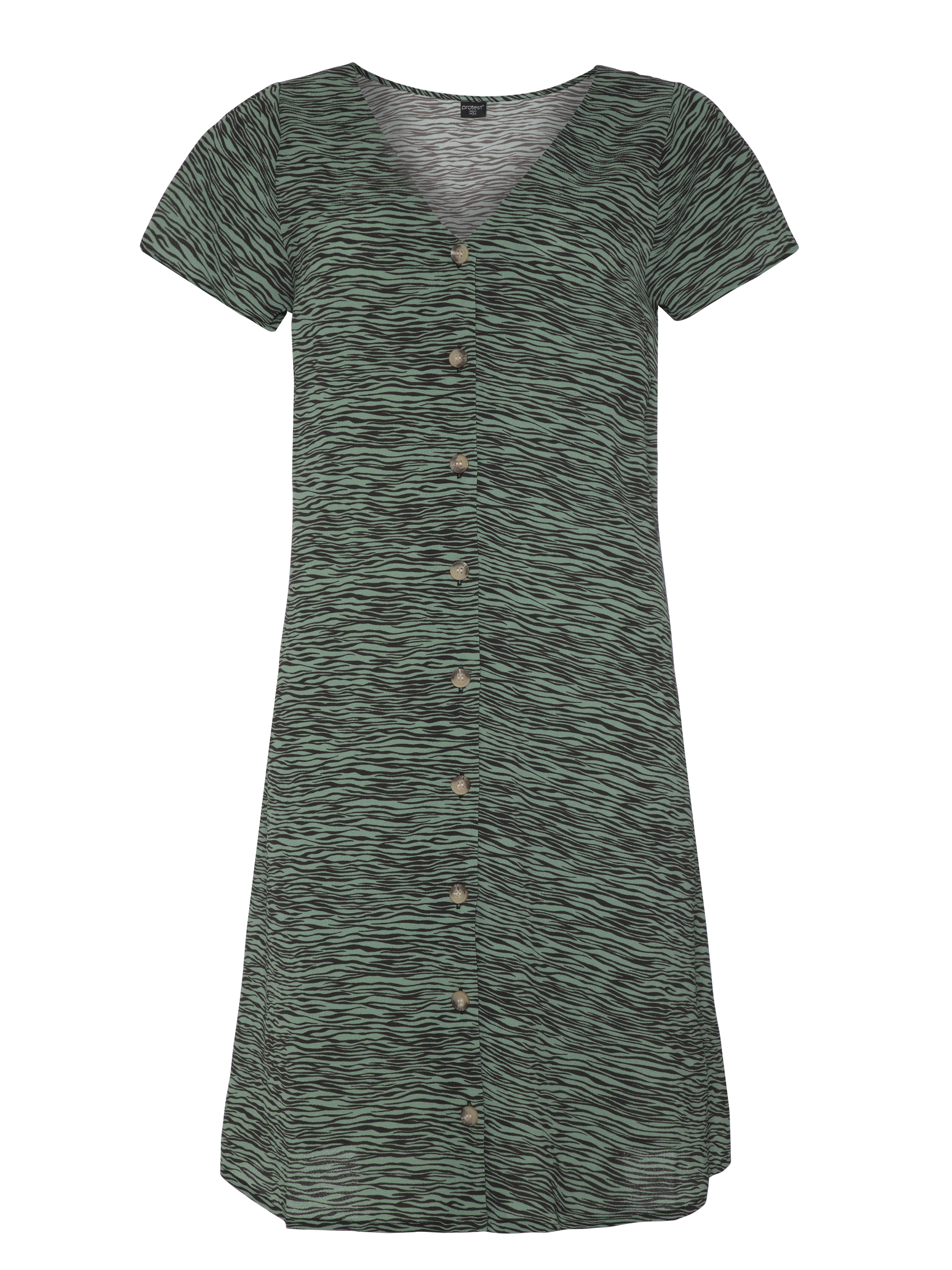 Protest Prtraja Robe Zébré Femme - Vert