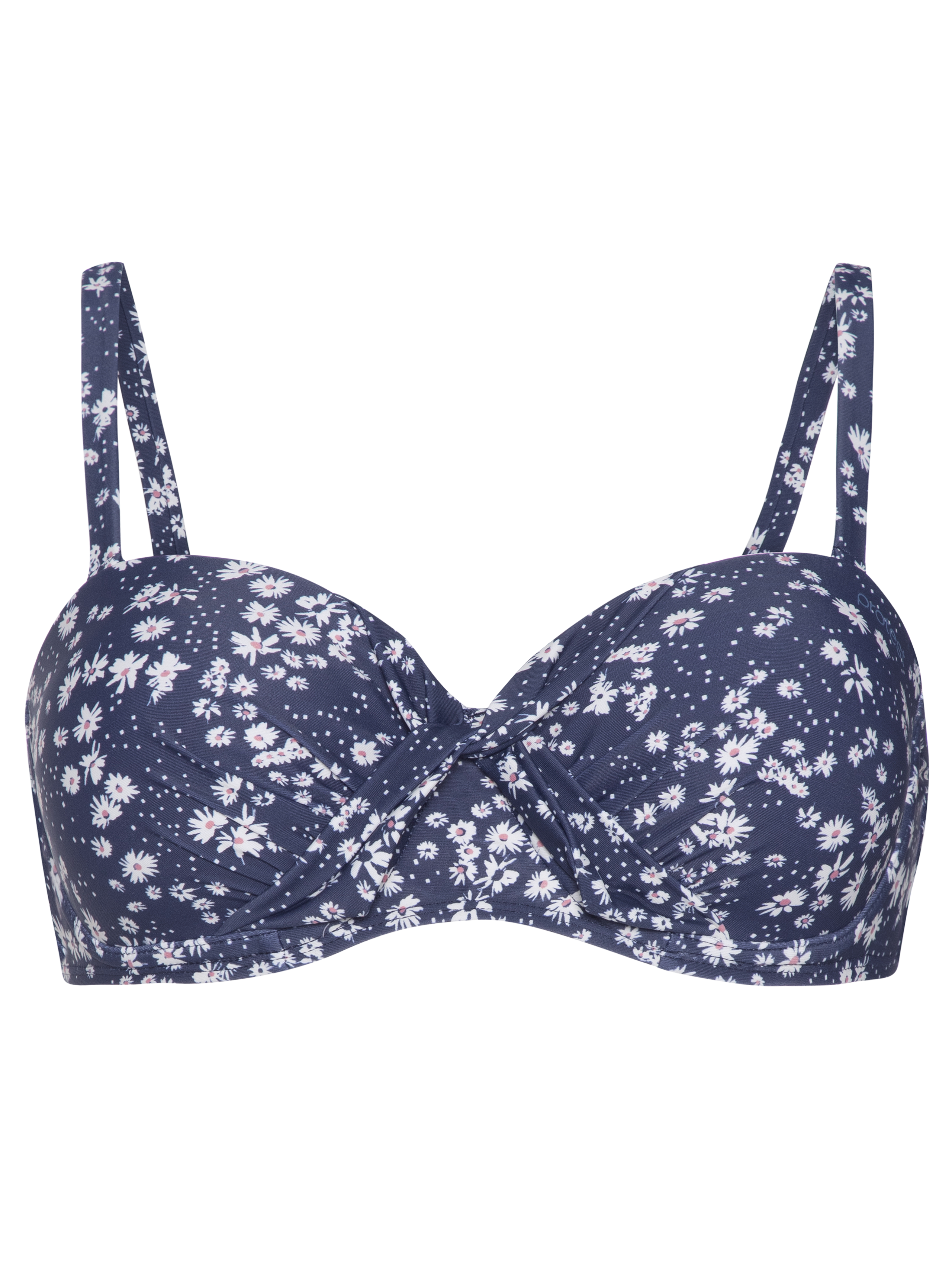 Protest Mixpunk Bloemen Bikini Top Met Beugel Dames - Blauw