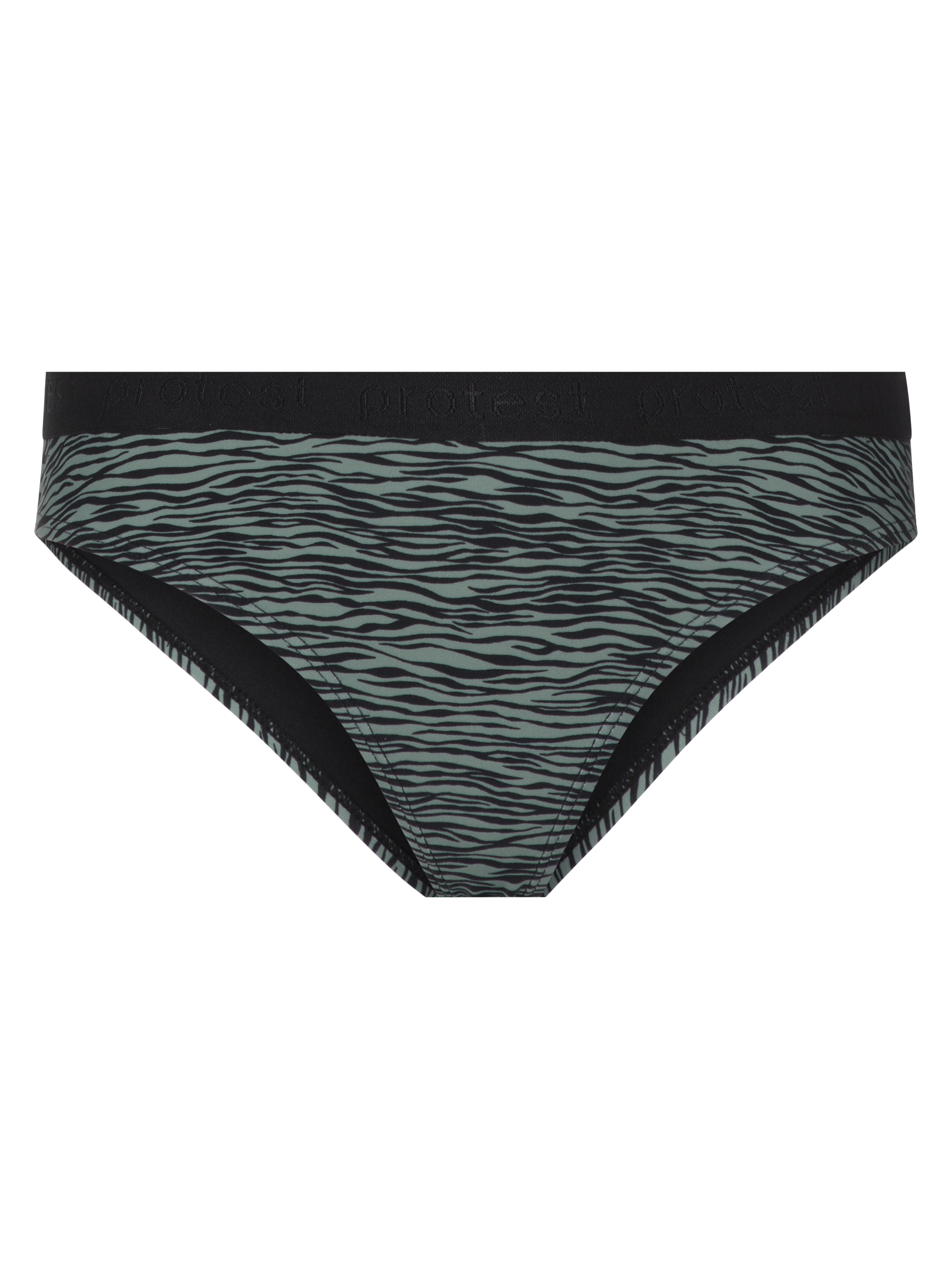 Protest Mixjazz Zebra Bikini Bottom Women - Green