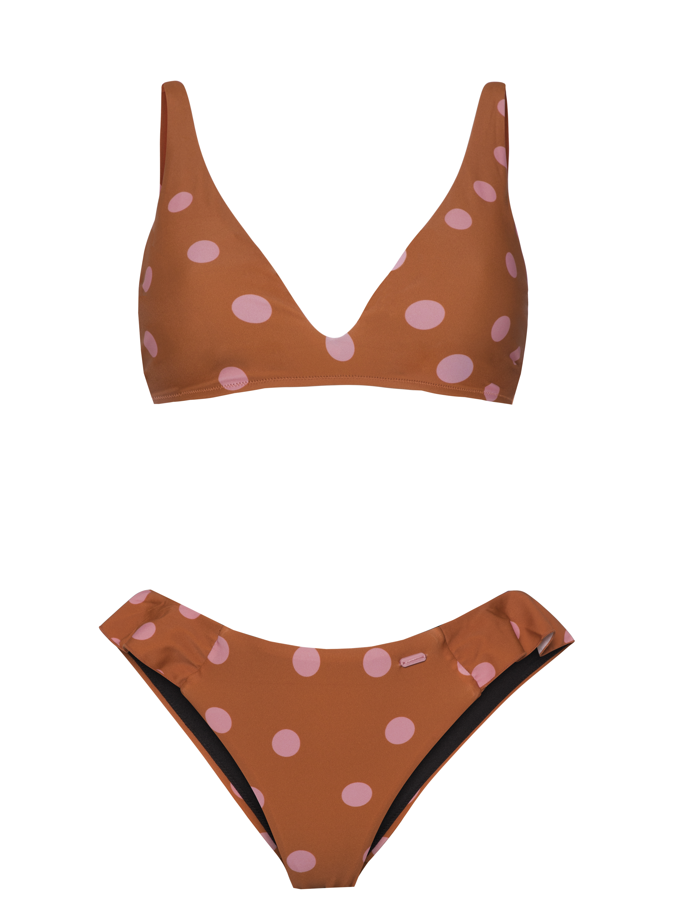 Protest Prtsape Triangel Bikini Dames - Bruin