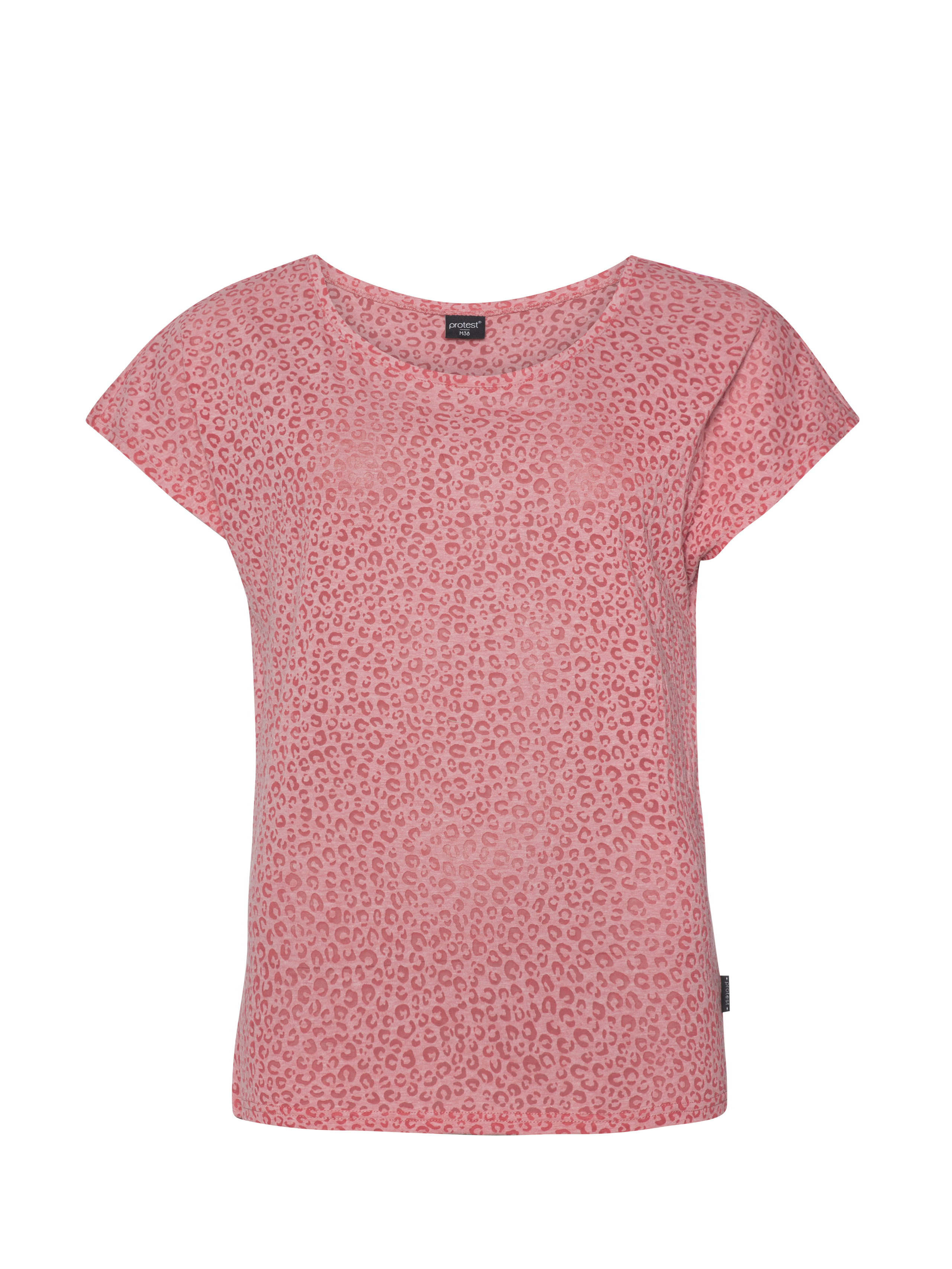 Protest Prtmegan Leopard T-shirt Damen - Rosa