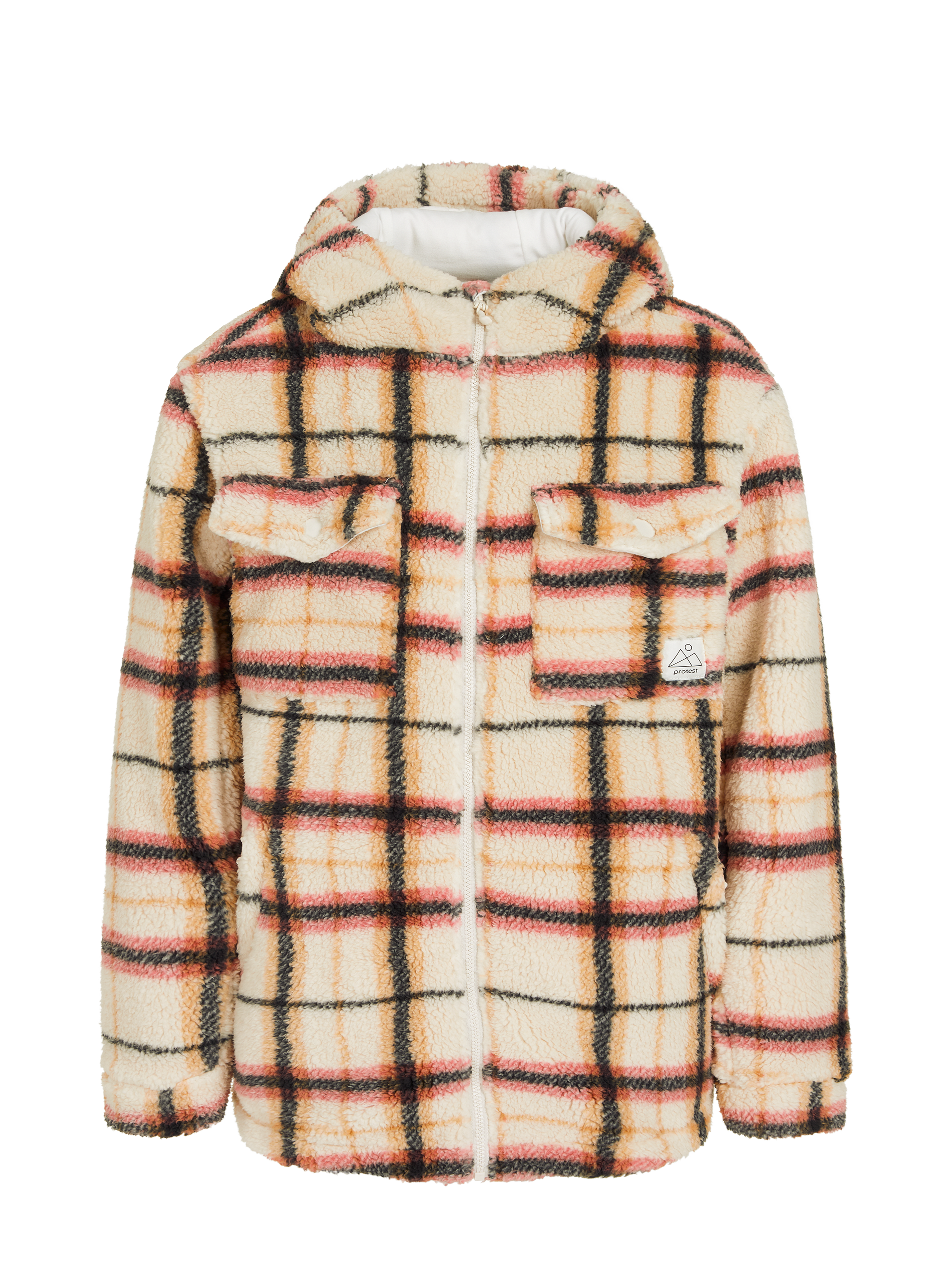 Protest Prtjuna Jr Teddy Fleece Lightweight Jacket Girls - Brown