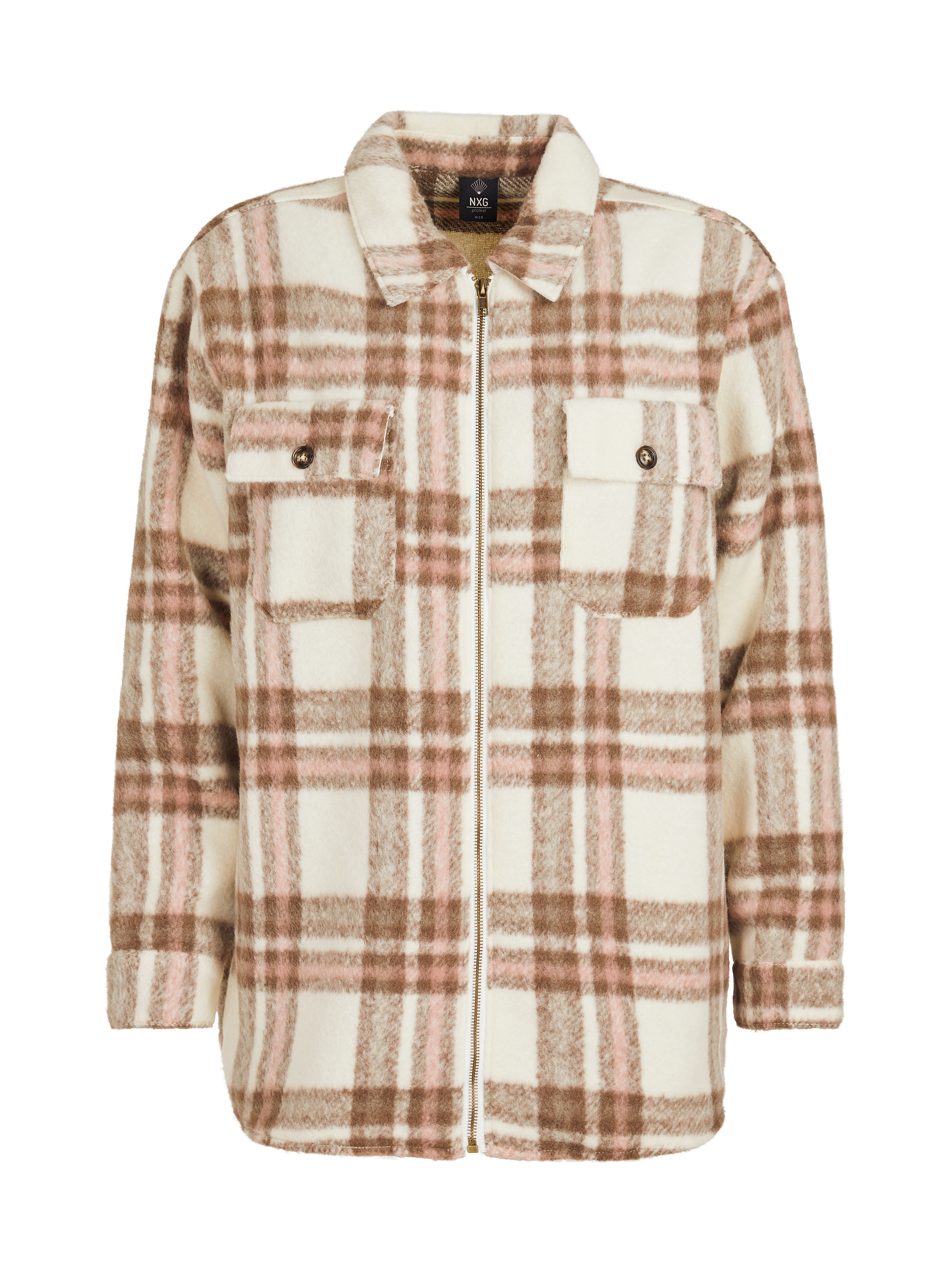 Protest Nxgredoak Chemise À Manches Longues Femme - Marron