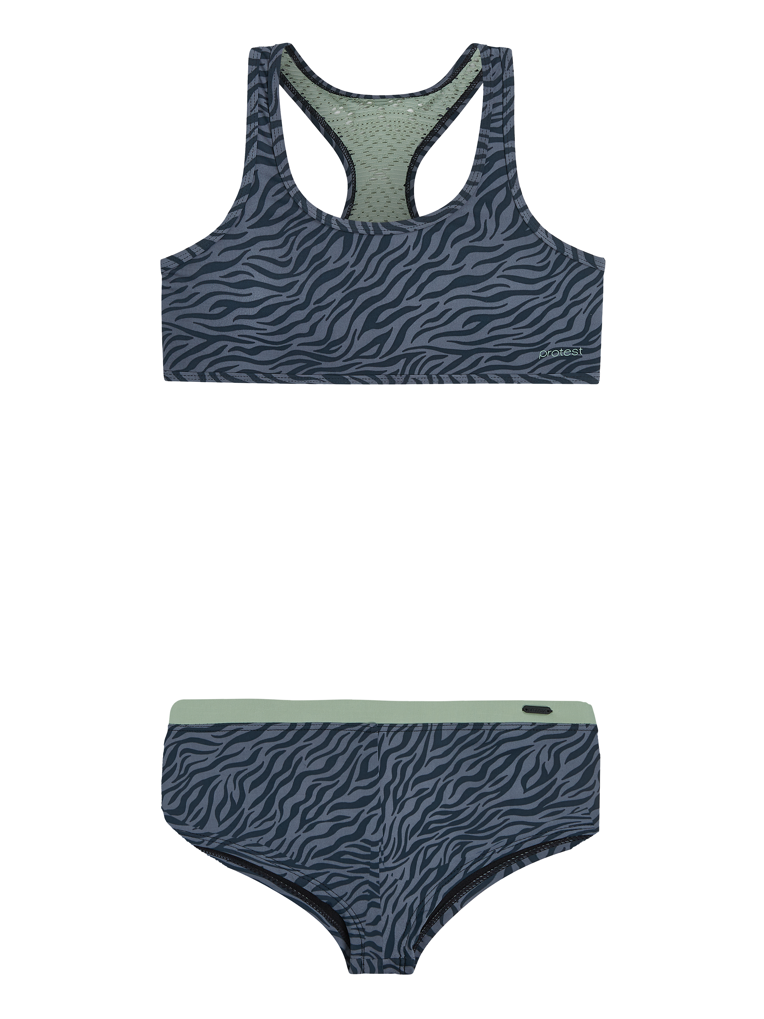 Body Glove Juniors Black Tropical Leaf Printed Scoop Bikini Top –  COUTUREPOINT