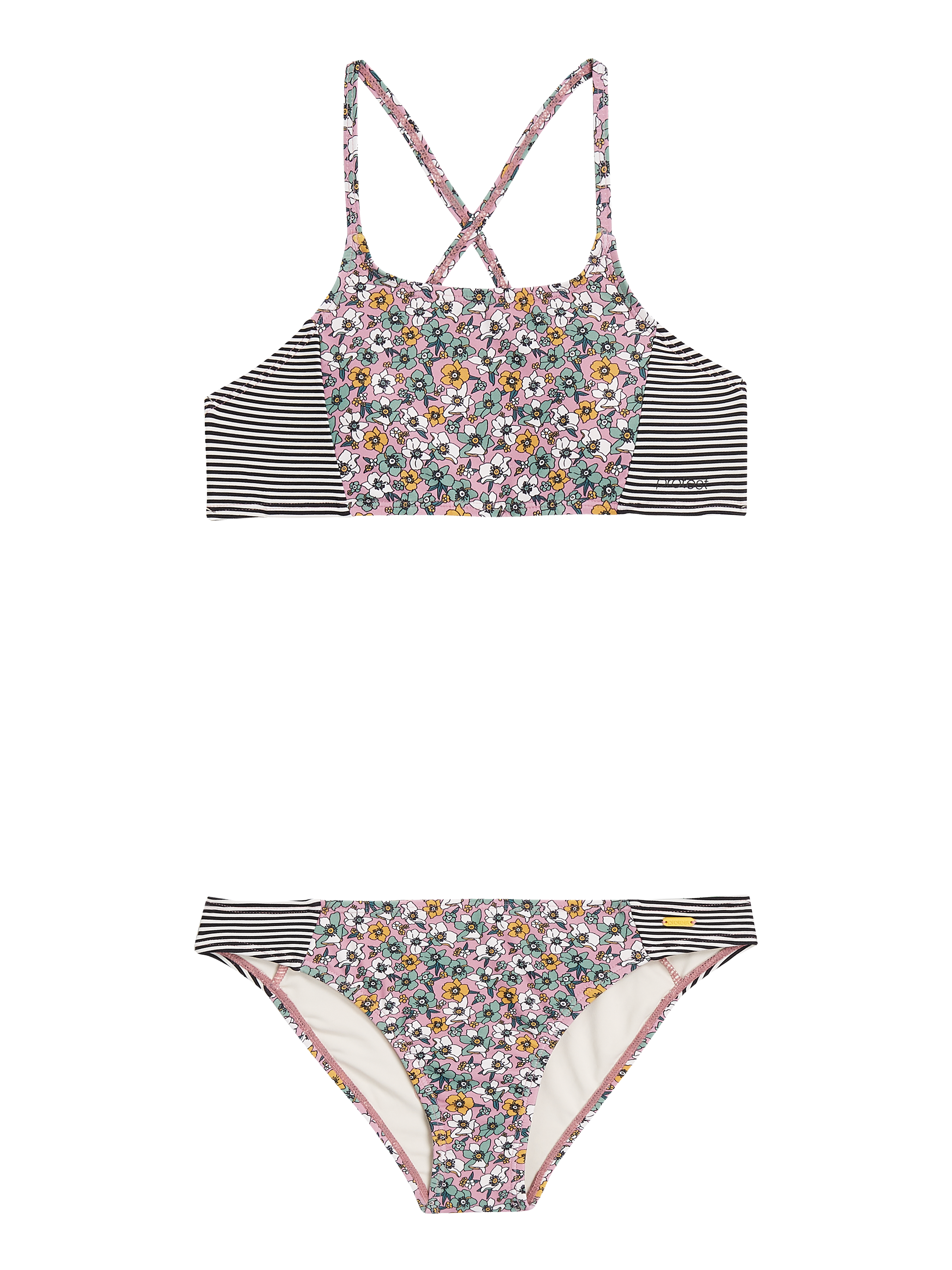 Protest Prtariana Jr Bloemen Bralette Bikini Meisjes - Paars