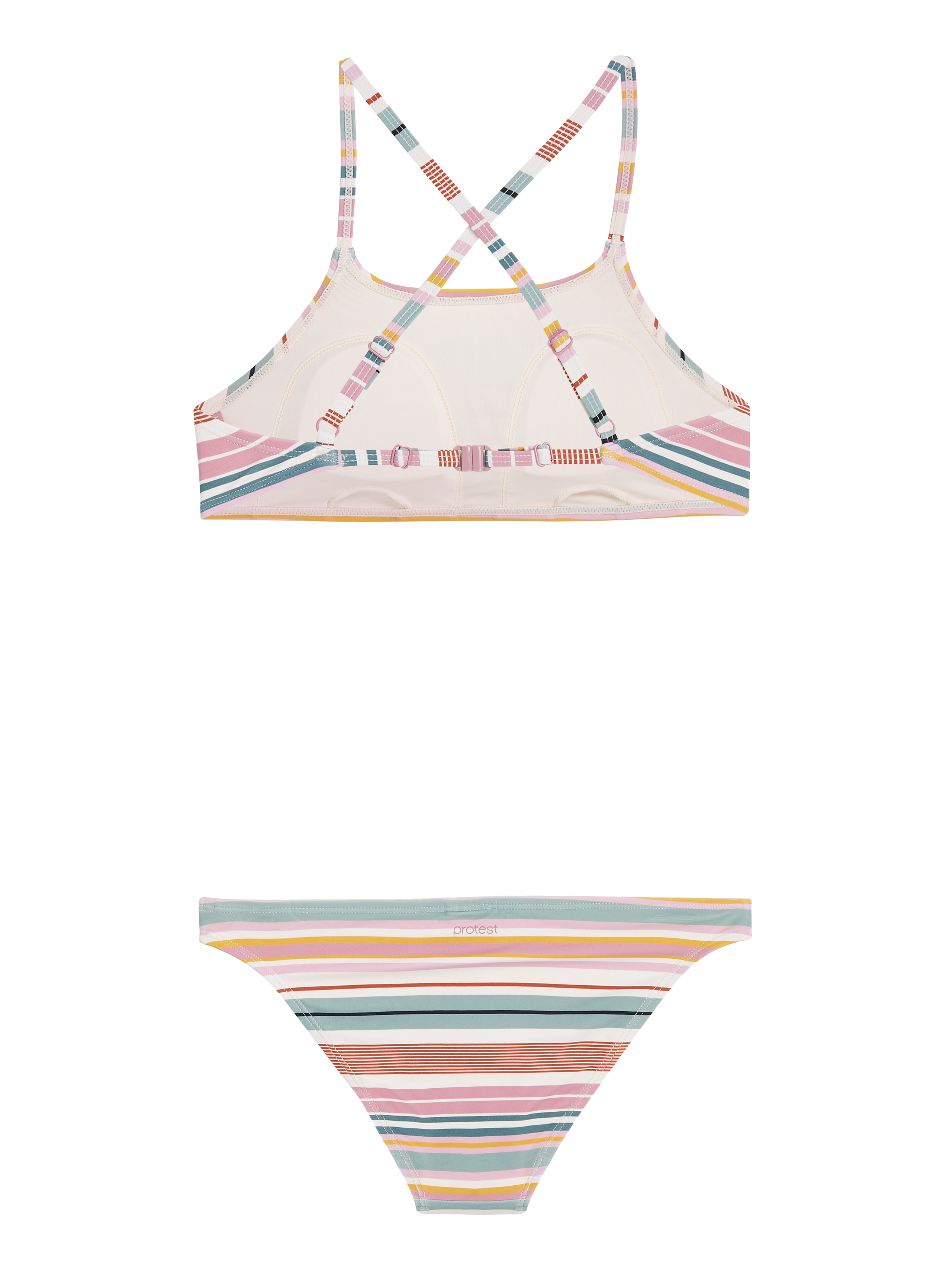 PRTCARO JR Striped bralette bikini