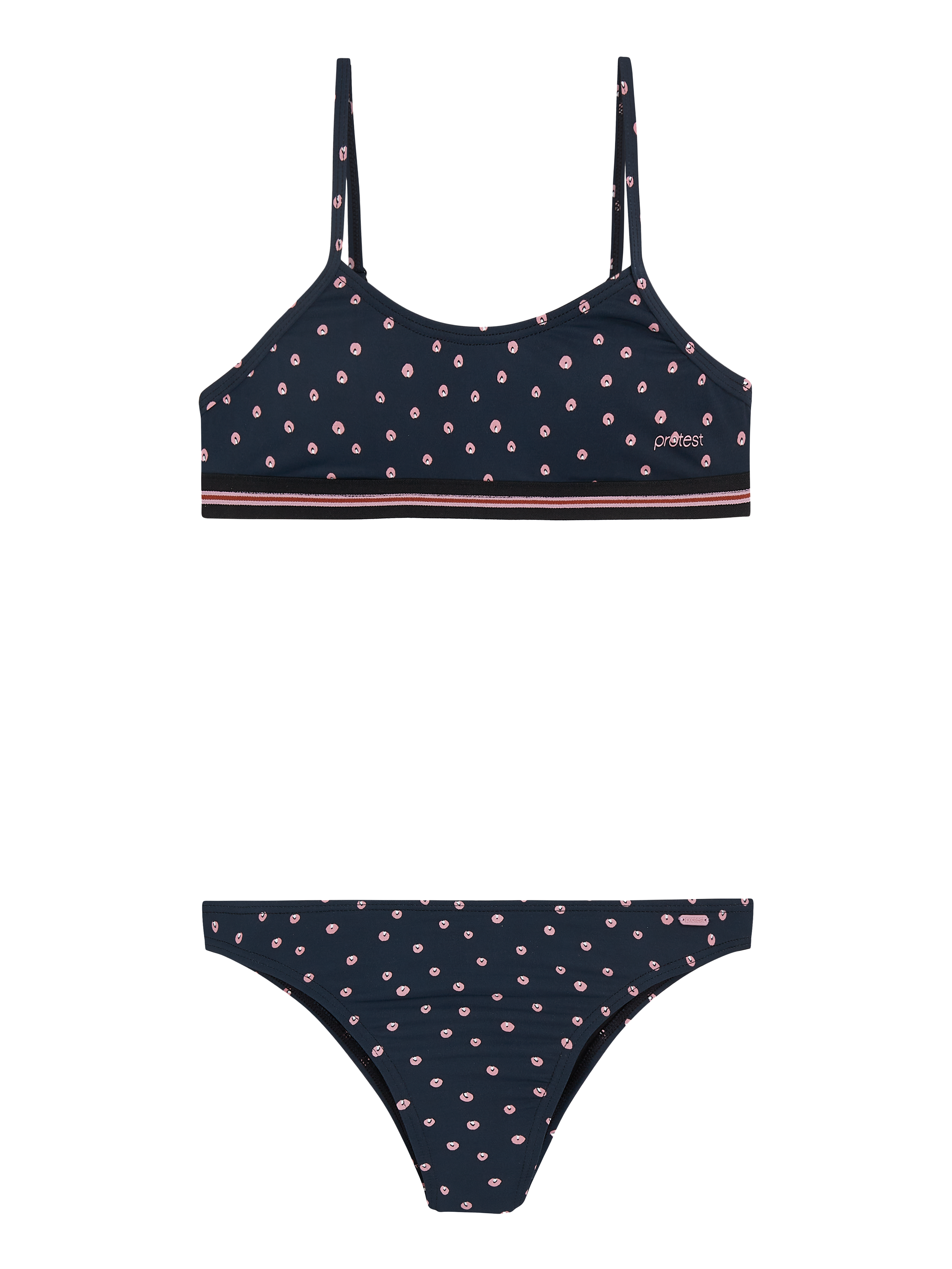 Protest Prtparis Jr Bralette-bikini Mädchen - Schwarz