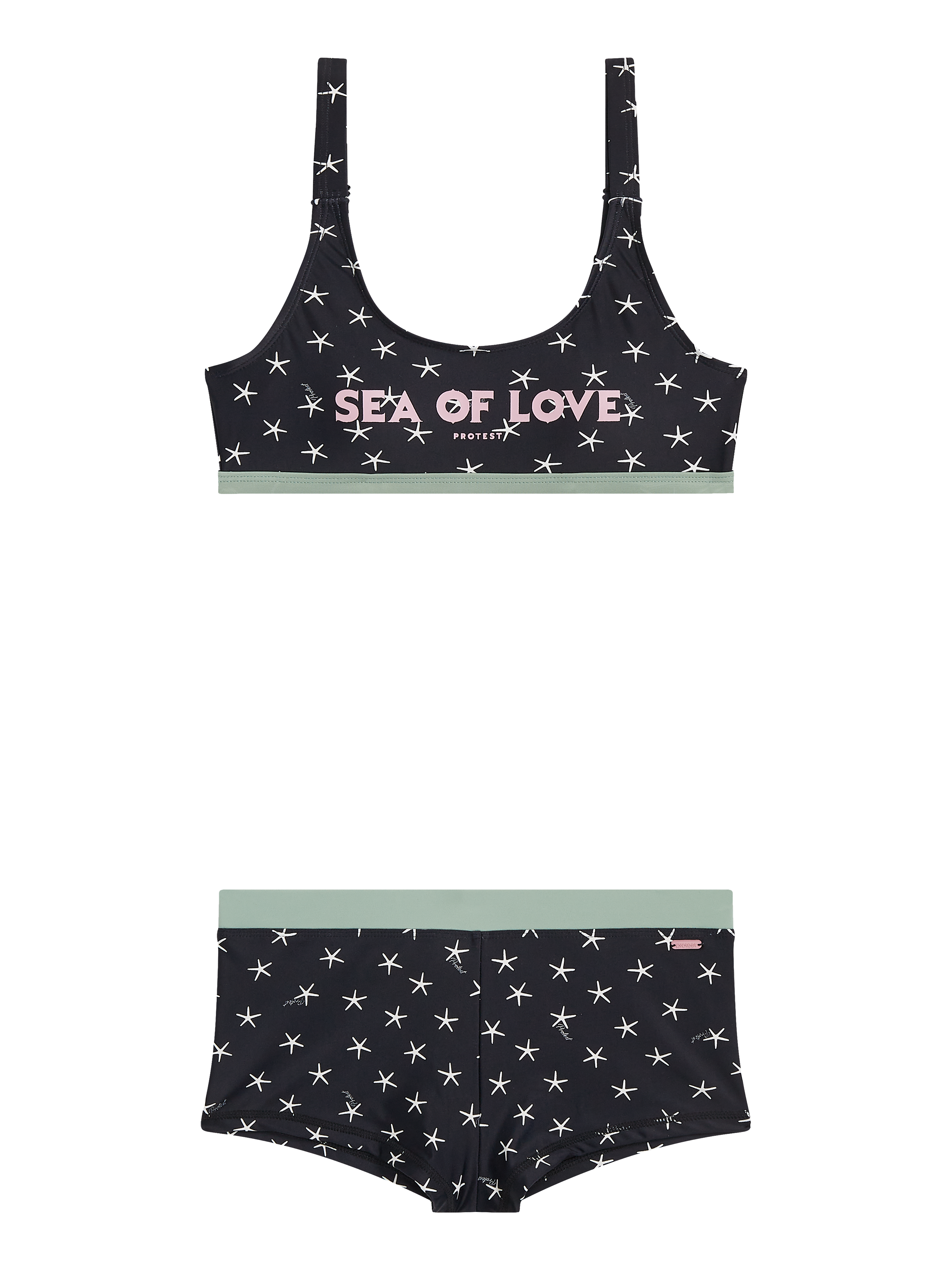 Protest Prtalabama Jr Maillot De Bain Bralette Fille - Noir