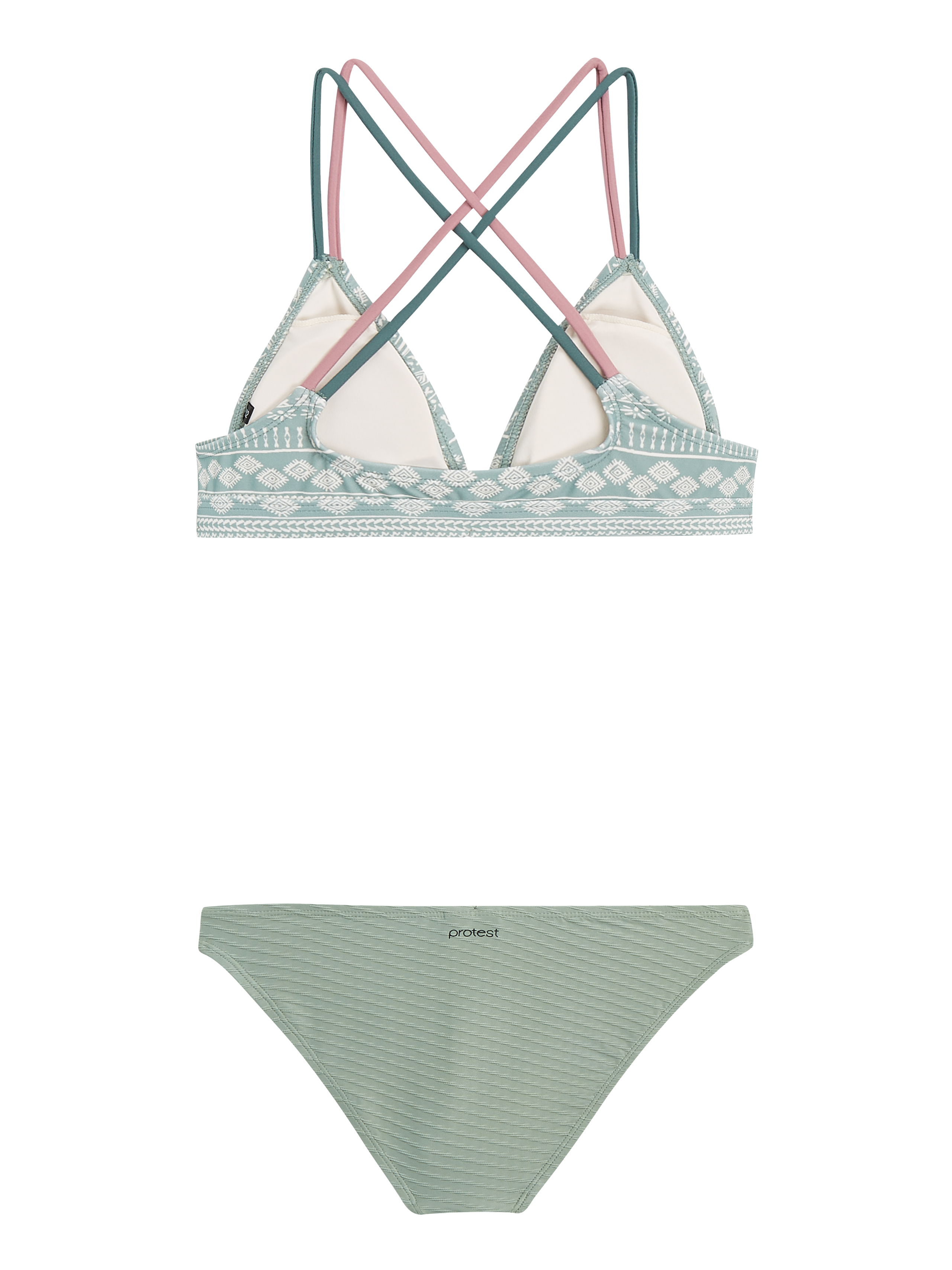 Green Miami Triangle Bikini Set – princesspollyerwr.com