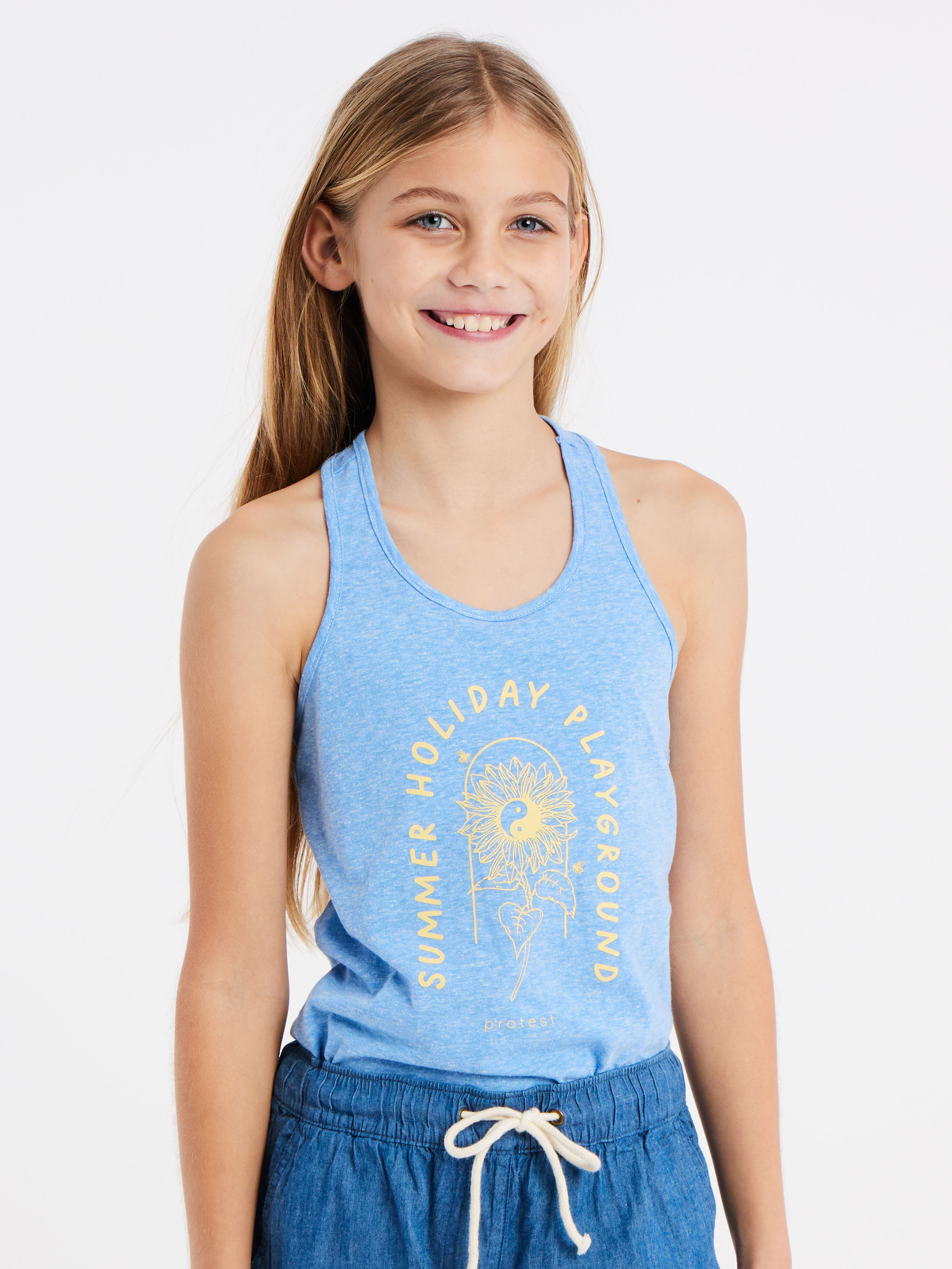 Girls summer best sale vest tops