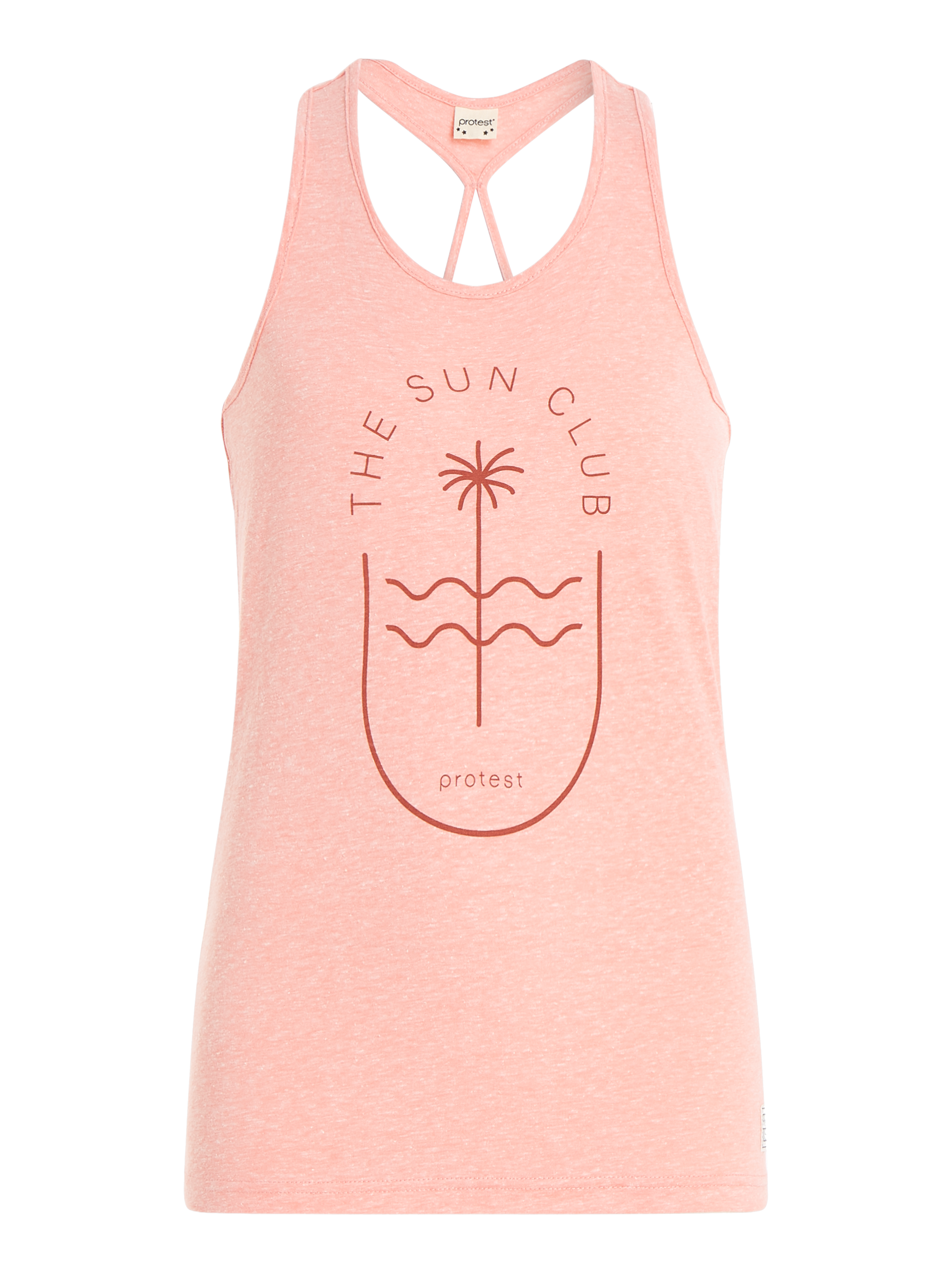 Protest Prtbamboo Jr Zip Up Top Girls - Pink
