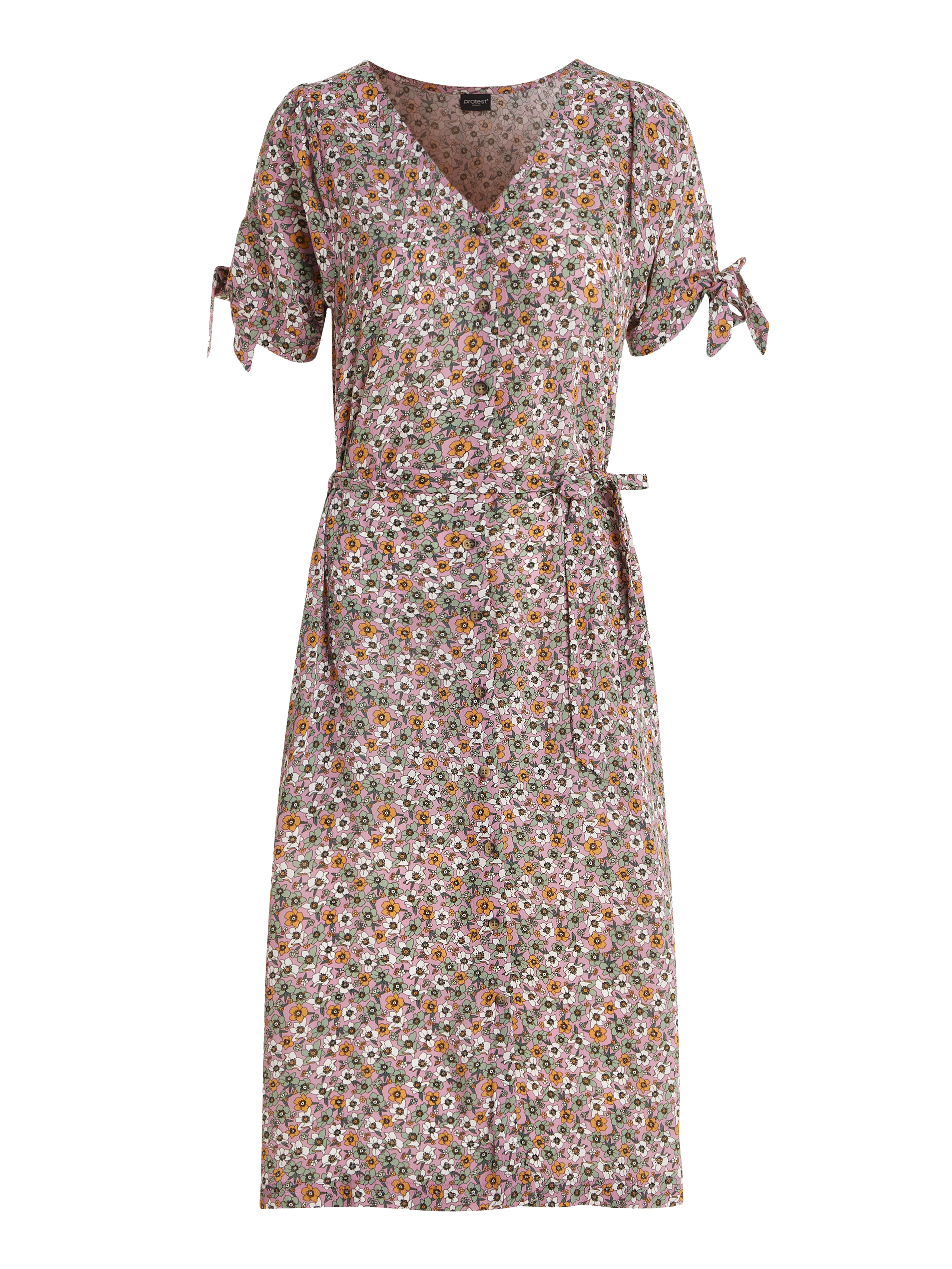 Protest Prtbanda Robe À Fleurs Femme - Violet