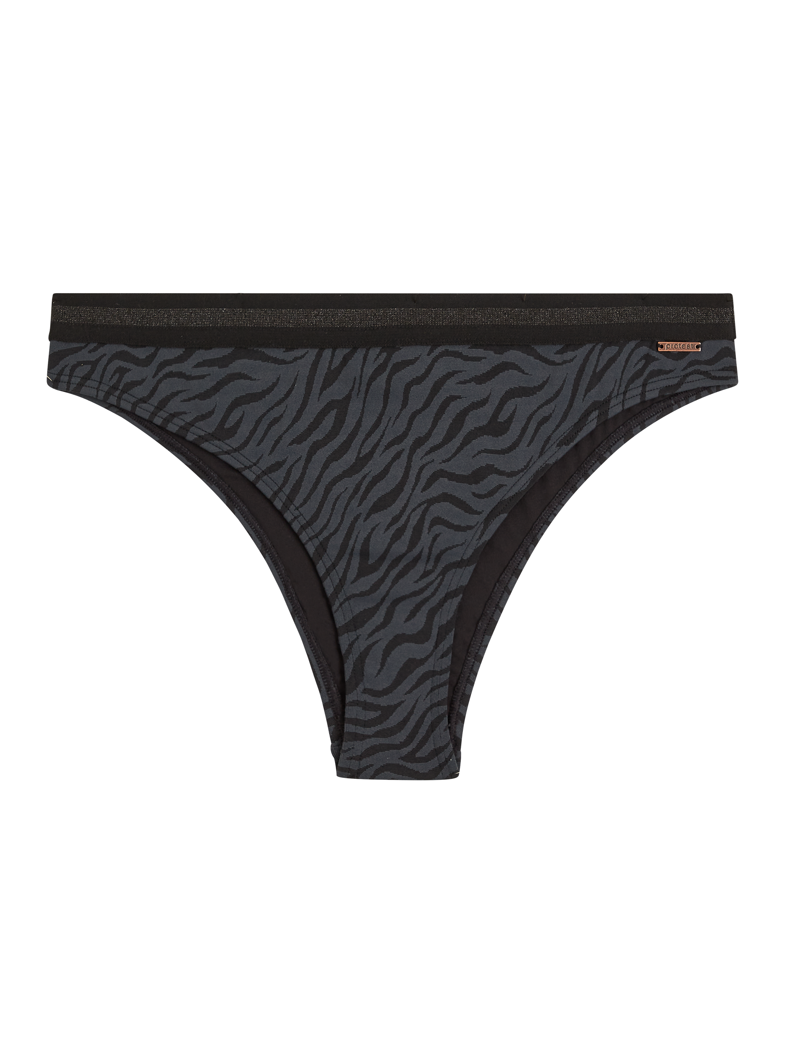 Protest Mixjazz 23 Tiger Bikini-hose Damen - Schwarz