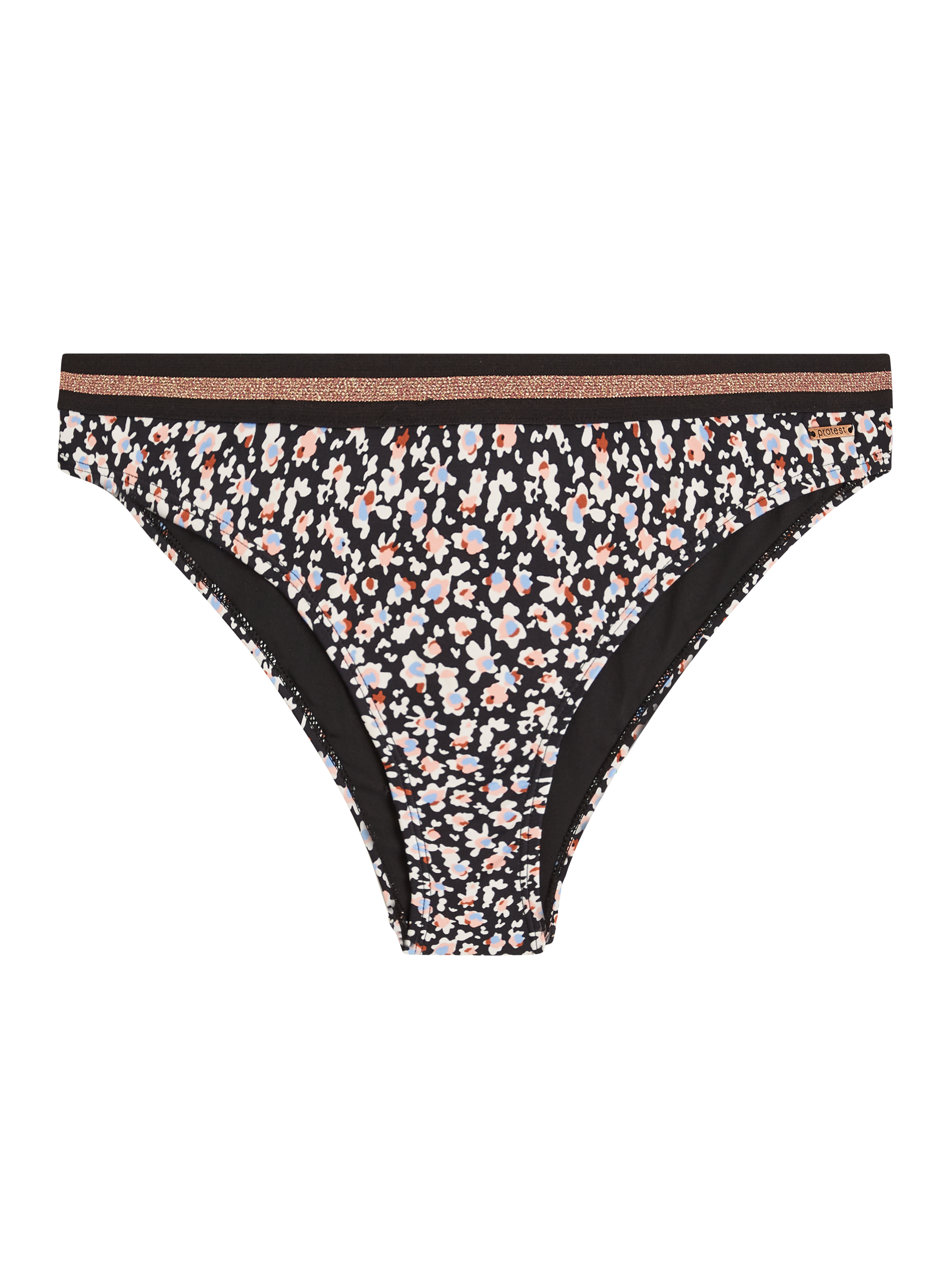 Protest Mixrock 23 Blumen Bikini-hose Damen - Rosa