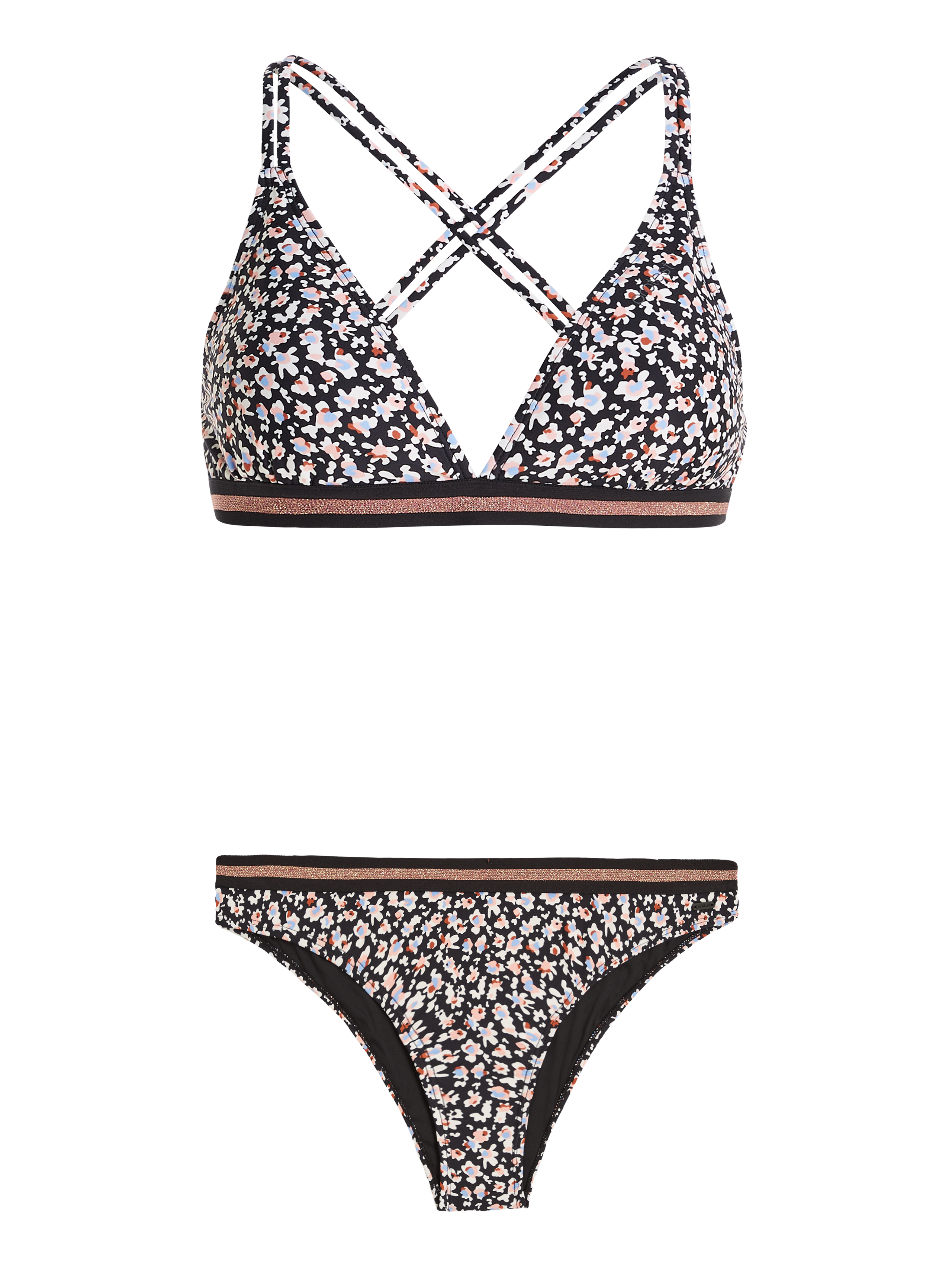 Protest Prthatyai 23 Bloemen Triangel Bikini Dames - Roze