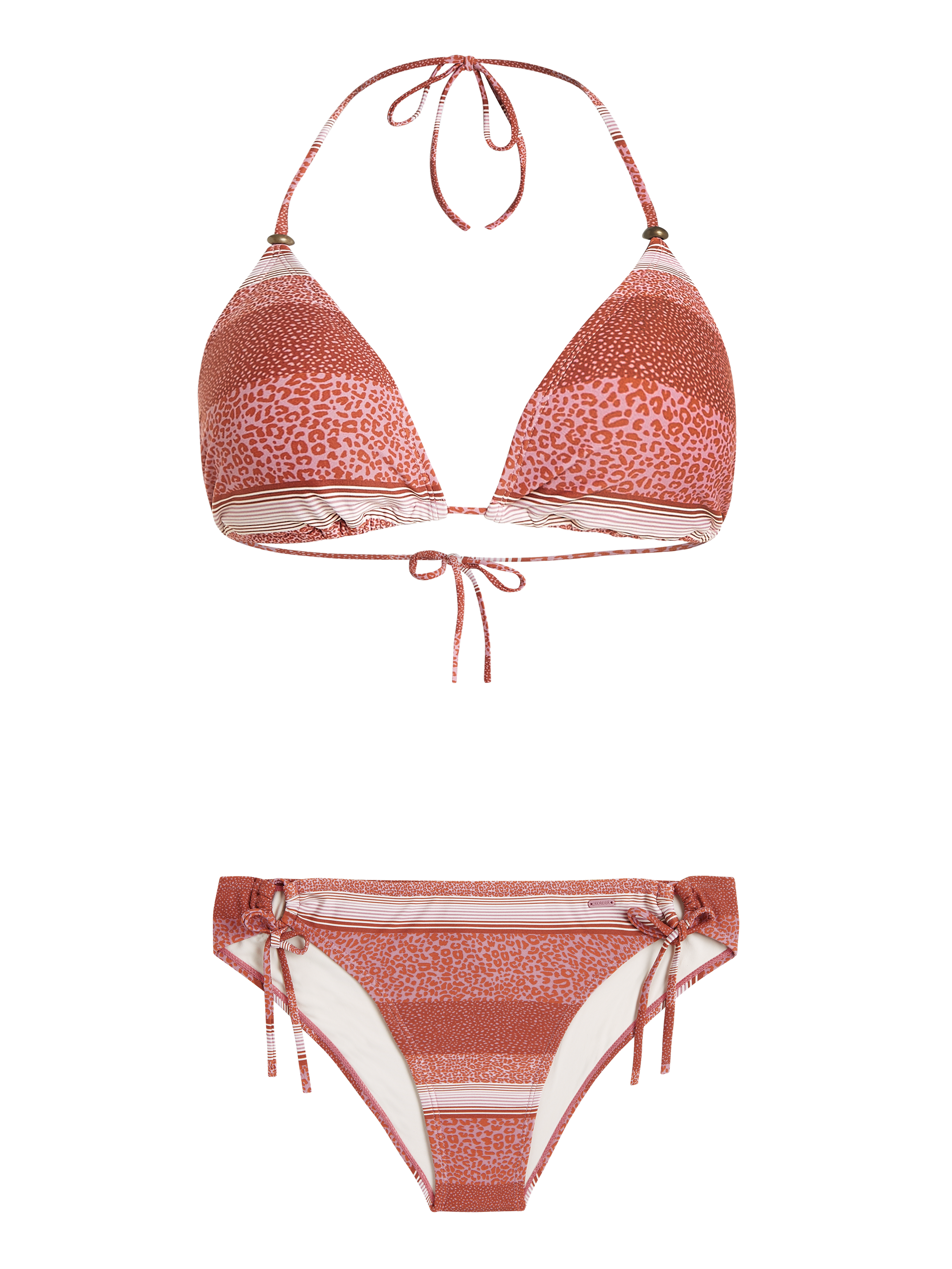 Protest Prtcitron 23 Panter Triangel Bikini Dames - Bruin