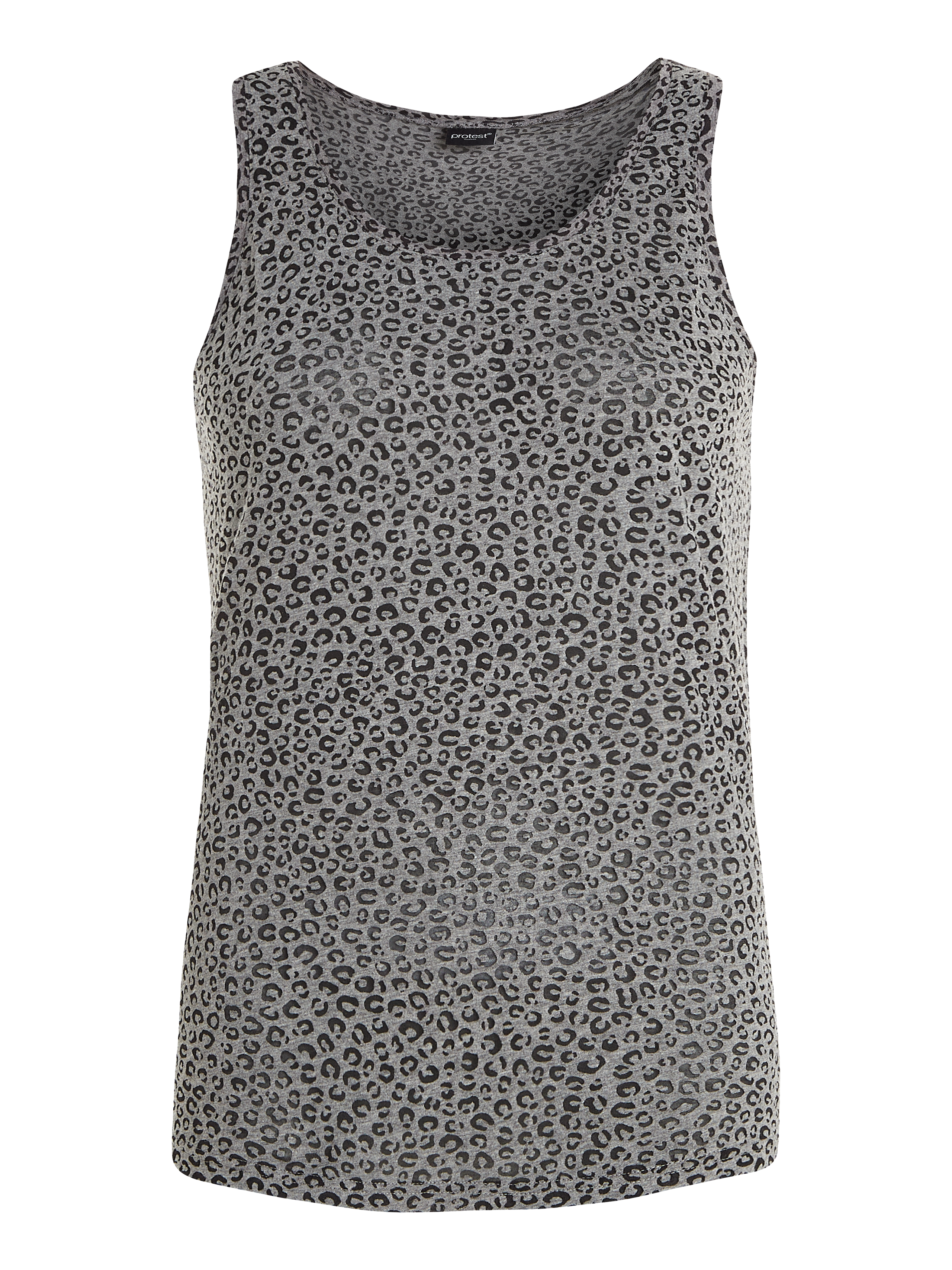 Protest Prtmarrit Leopard Singlet Women - Black