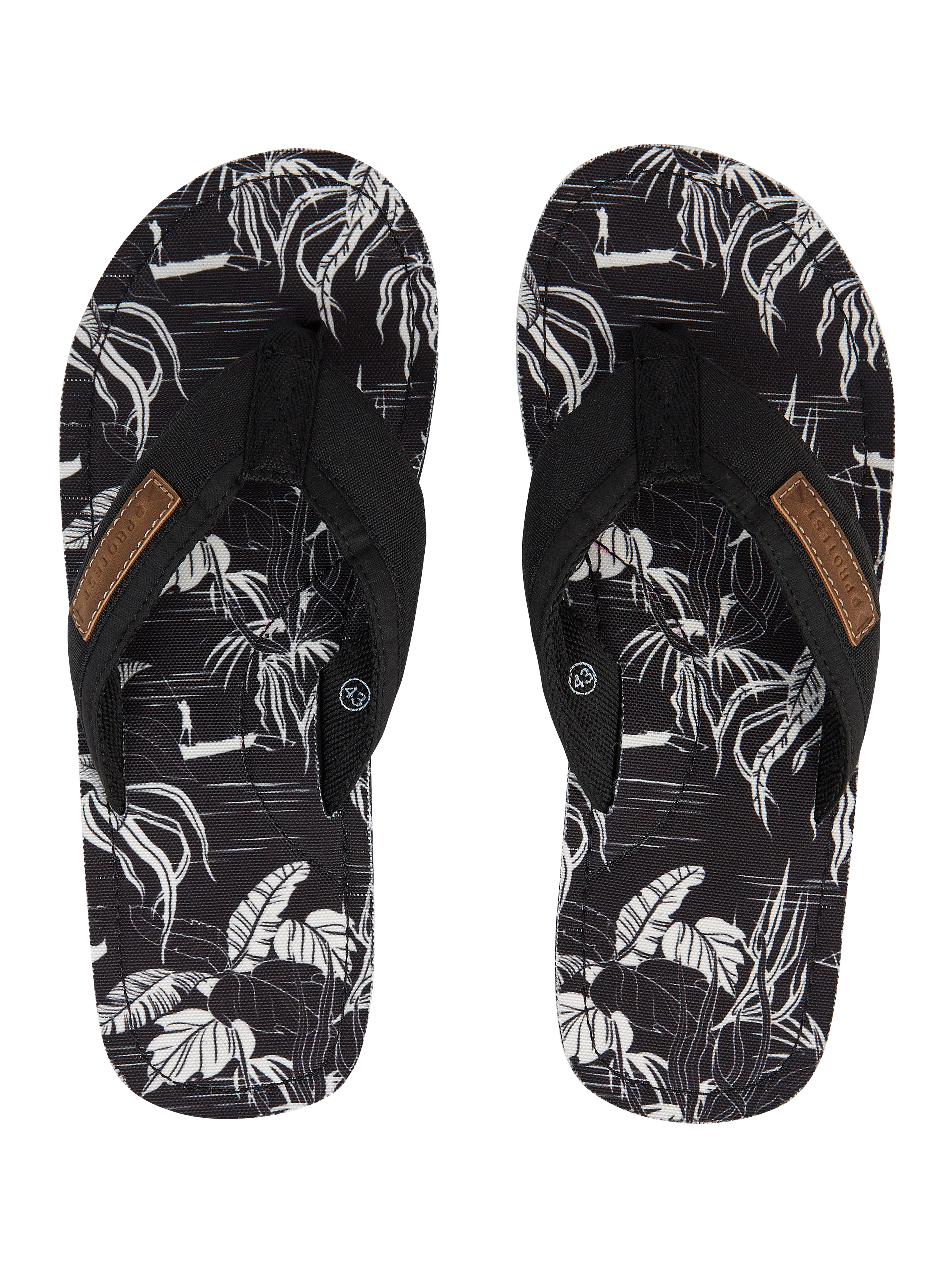 Protest Prttambaba Teenslippers Heren - Zwart