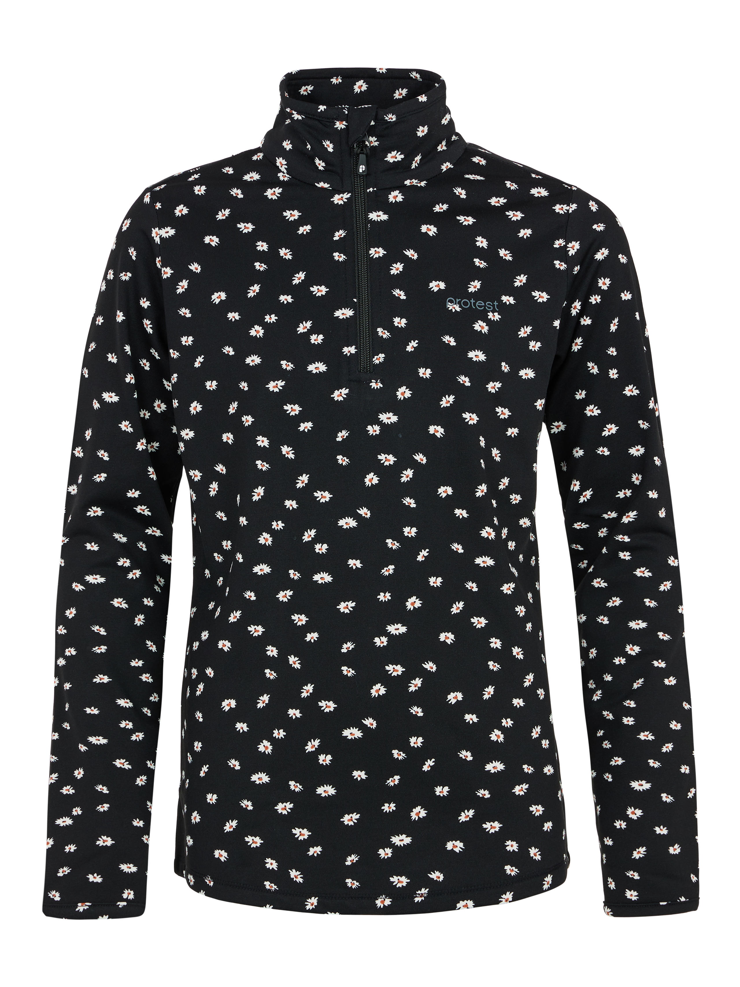 Protest Prtvesh Jr Floral Mid Layer Girls - Black