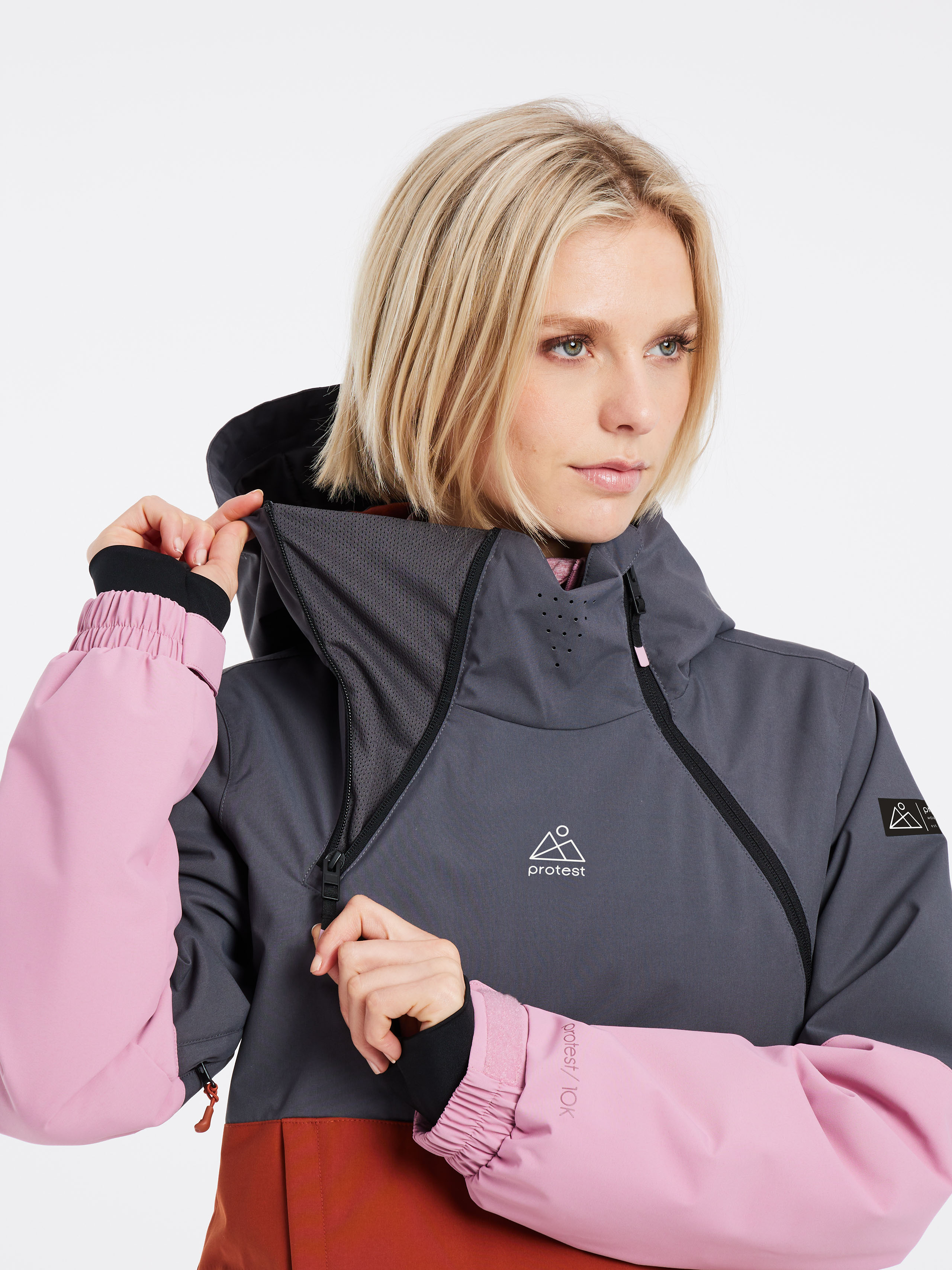 Quarter zip ski on sale jacket