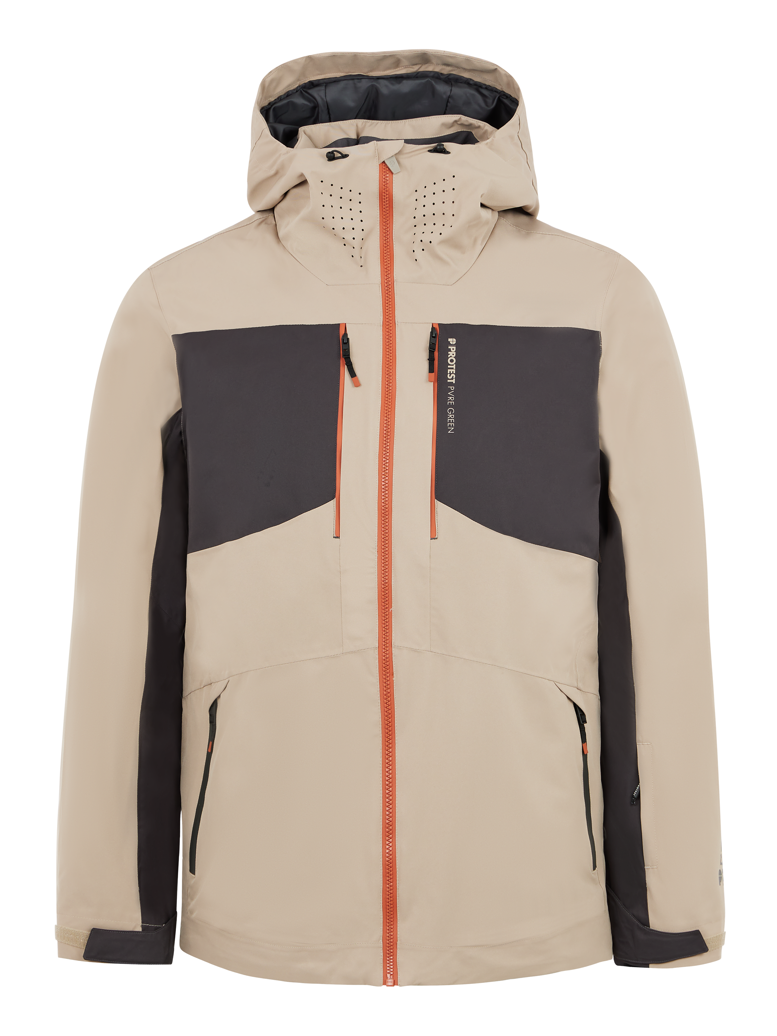 Field Insulated Ski Jacket Safari (Beige) Mens Spyder, 47% OFF