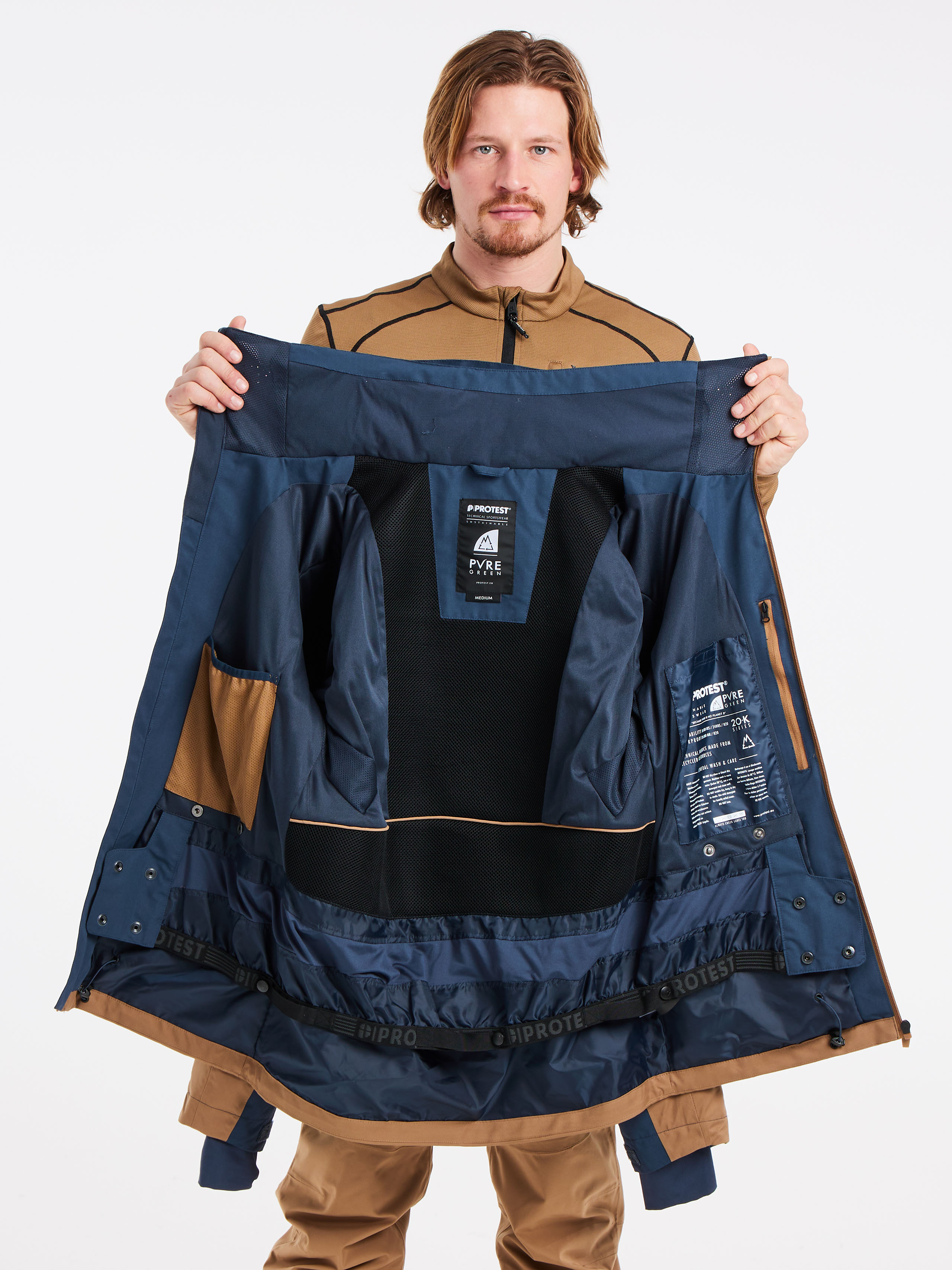 Protest Prtbarent Ski Jacket Men - Blue