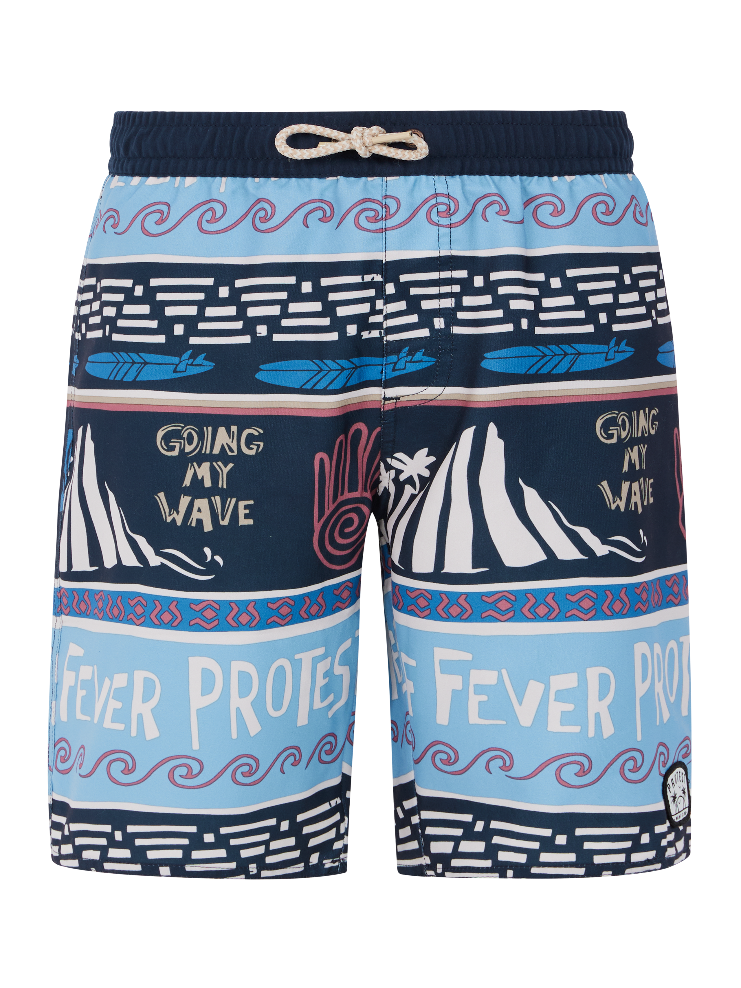 Protest Prtcinema Jr Maillot De Bain Garçon - Bleu