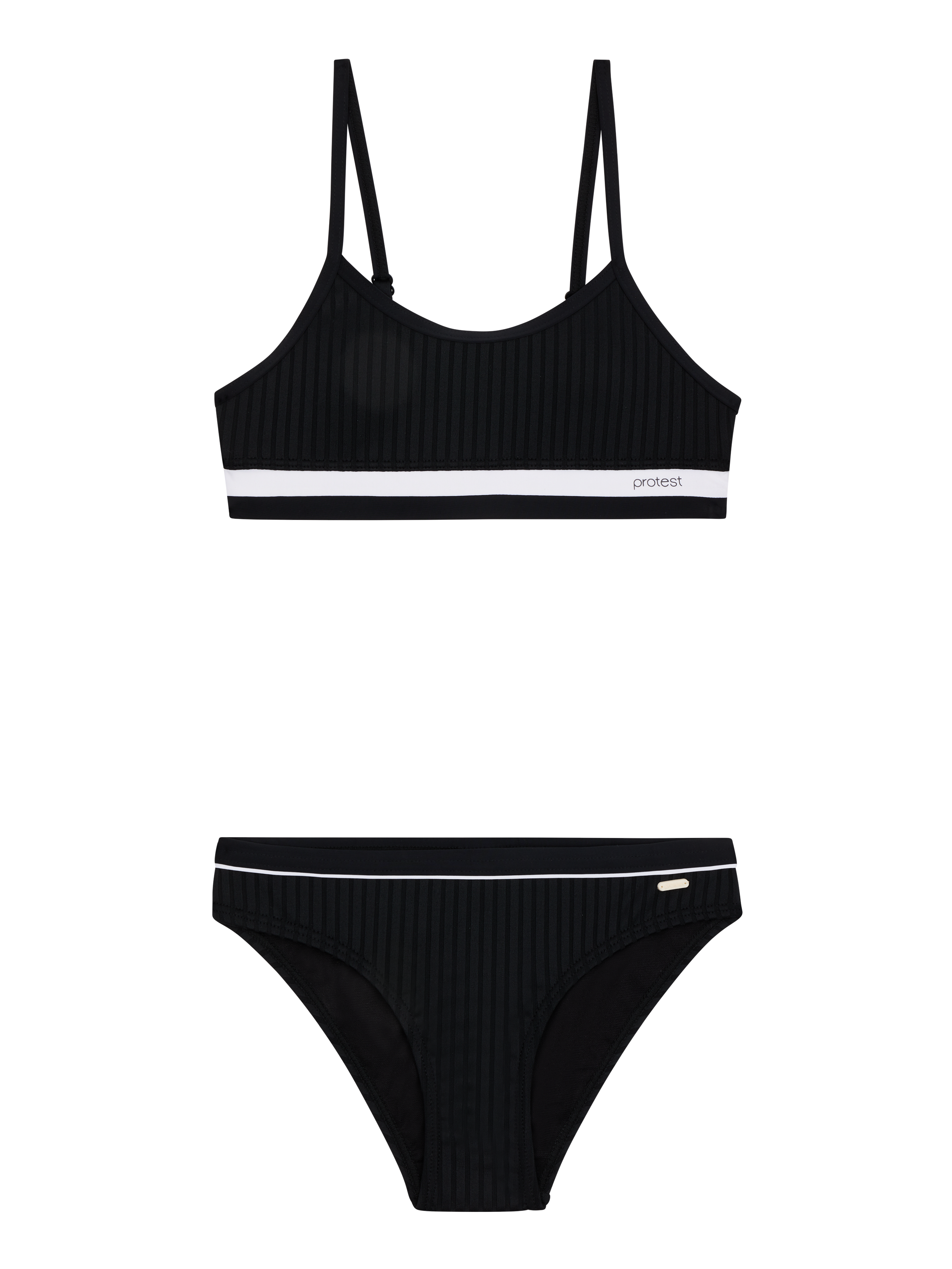 Protest Prtrosy Jr Bralette-bikini Mädchen - Schwarz
