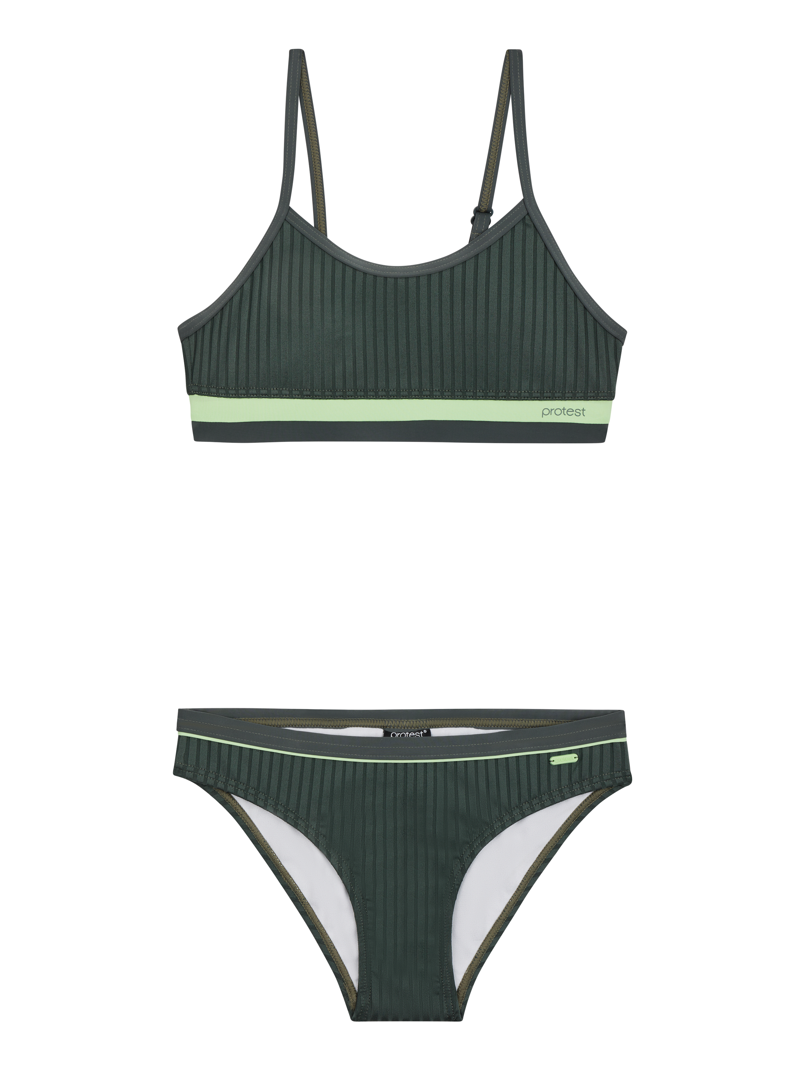Protest Prtrosy Jr Bralette Bikini Meisjes - Groen