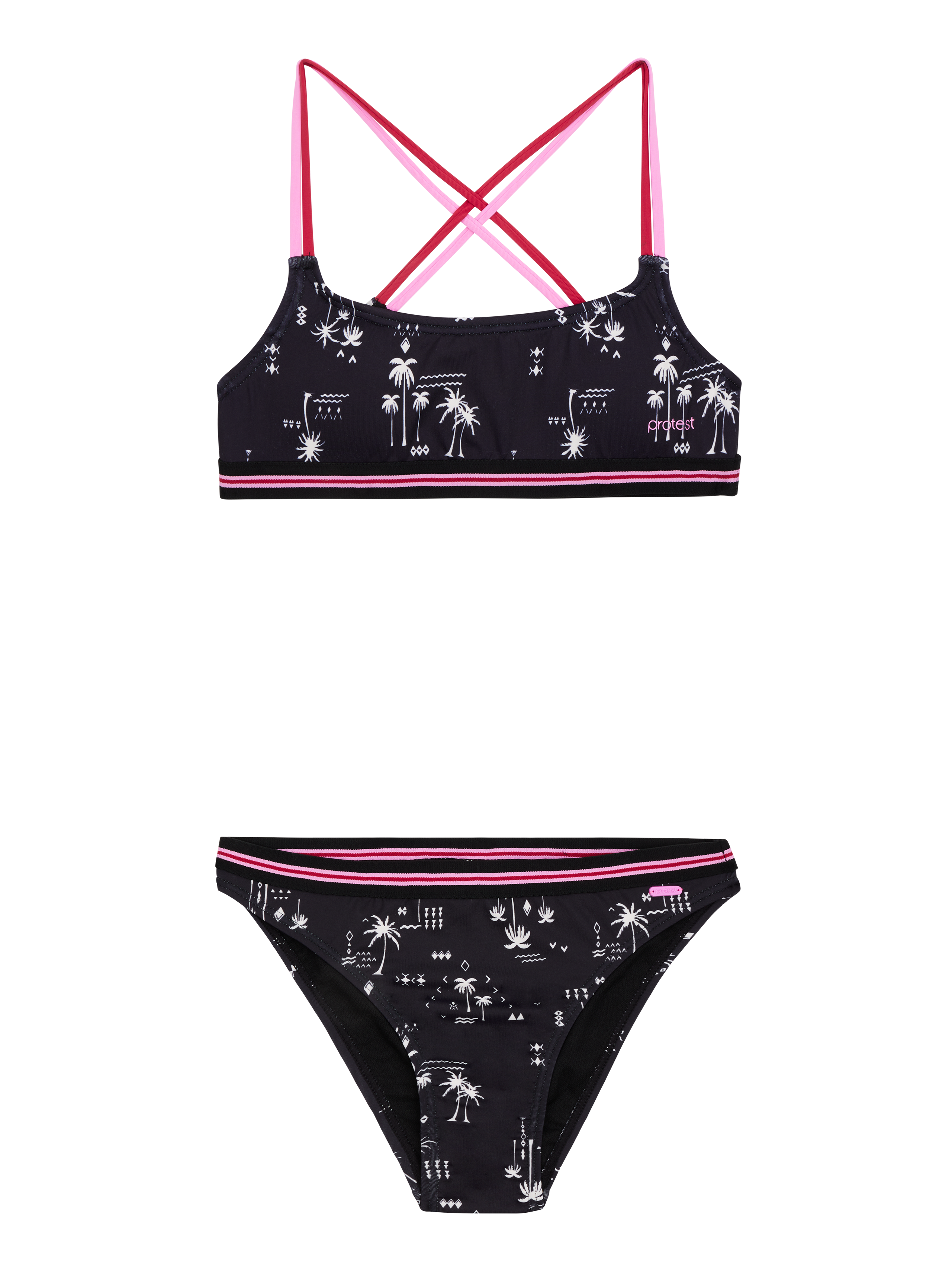 Protest Prtnisia Jr Bralette-bikini Mädchen - Schwarz