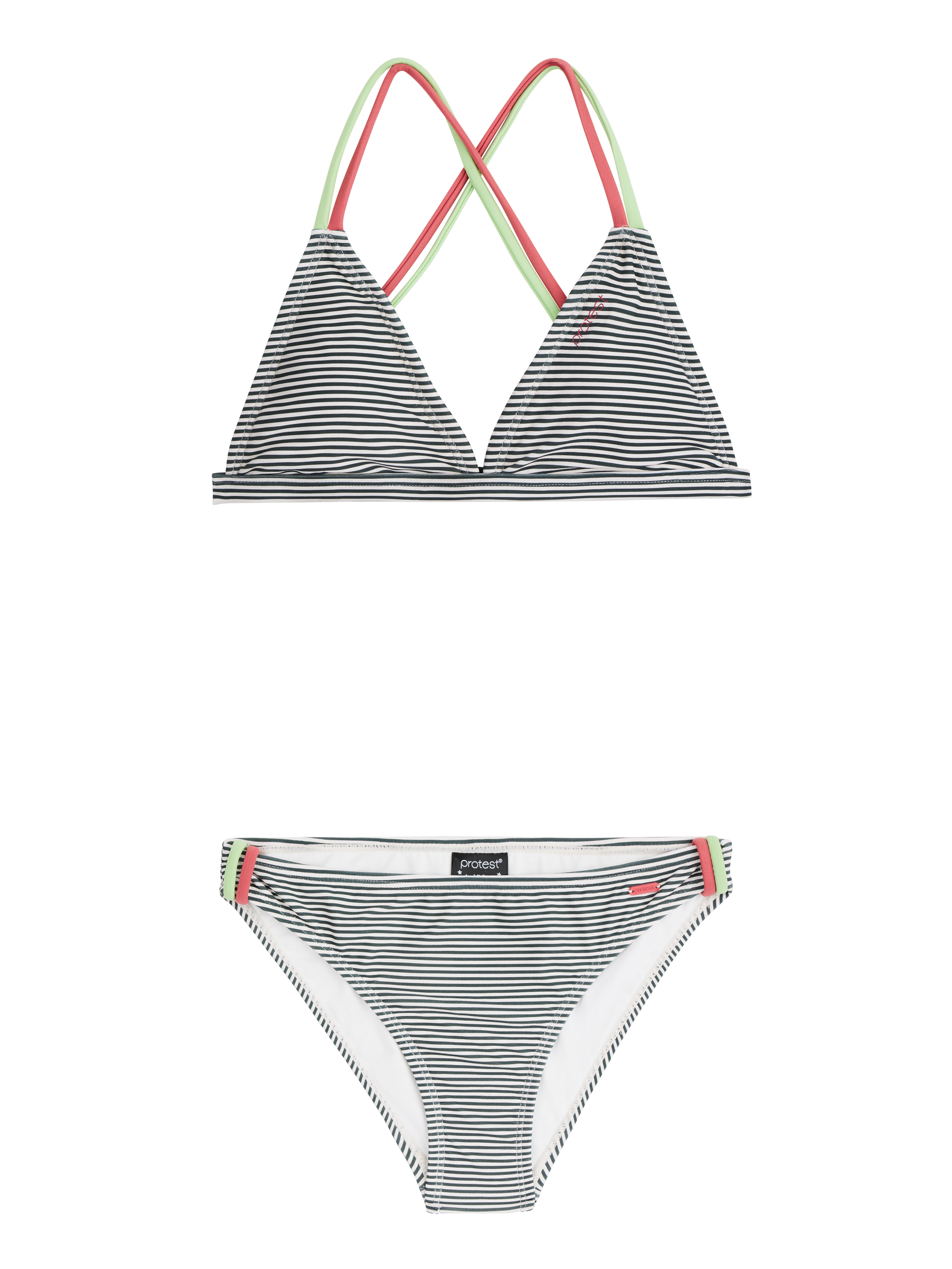 Protest Prtkristel Jr Maillot De Bain Triangle Fille - Vert