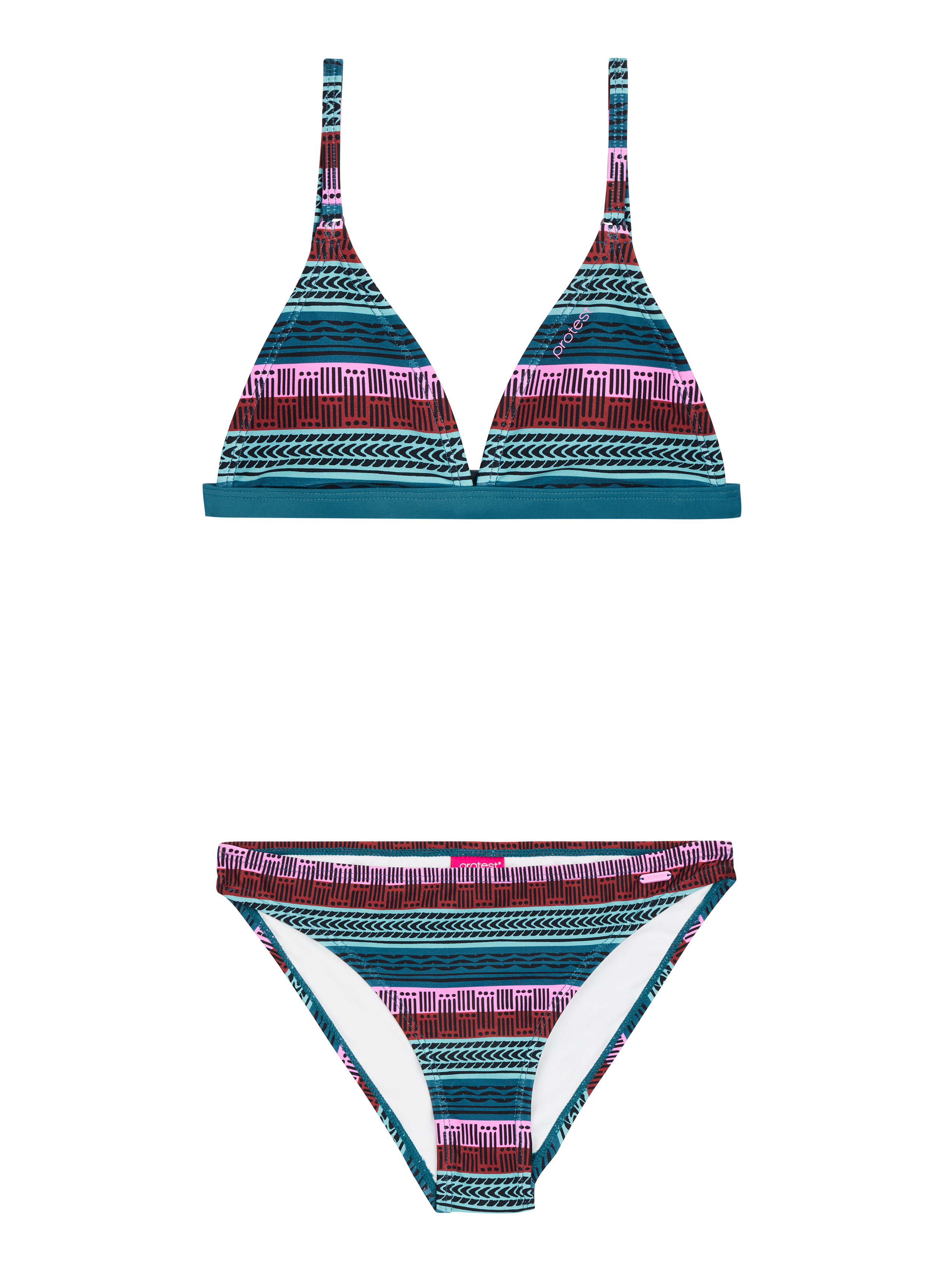 Protest Prtrina Jr Maillot De Bain Triangle Fille - Bleu