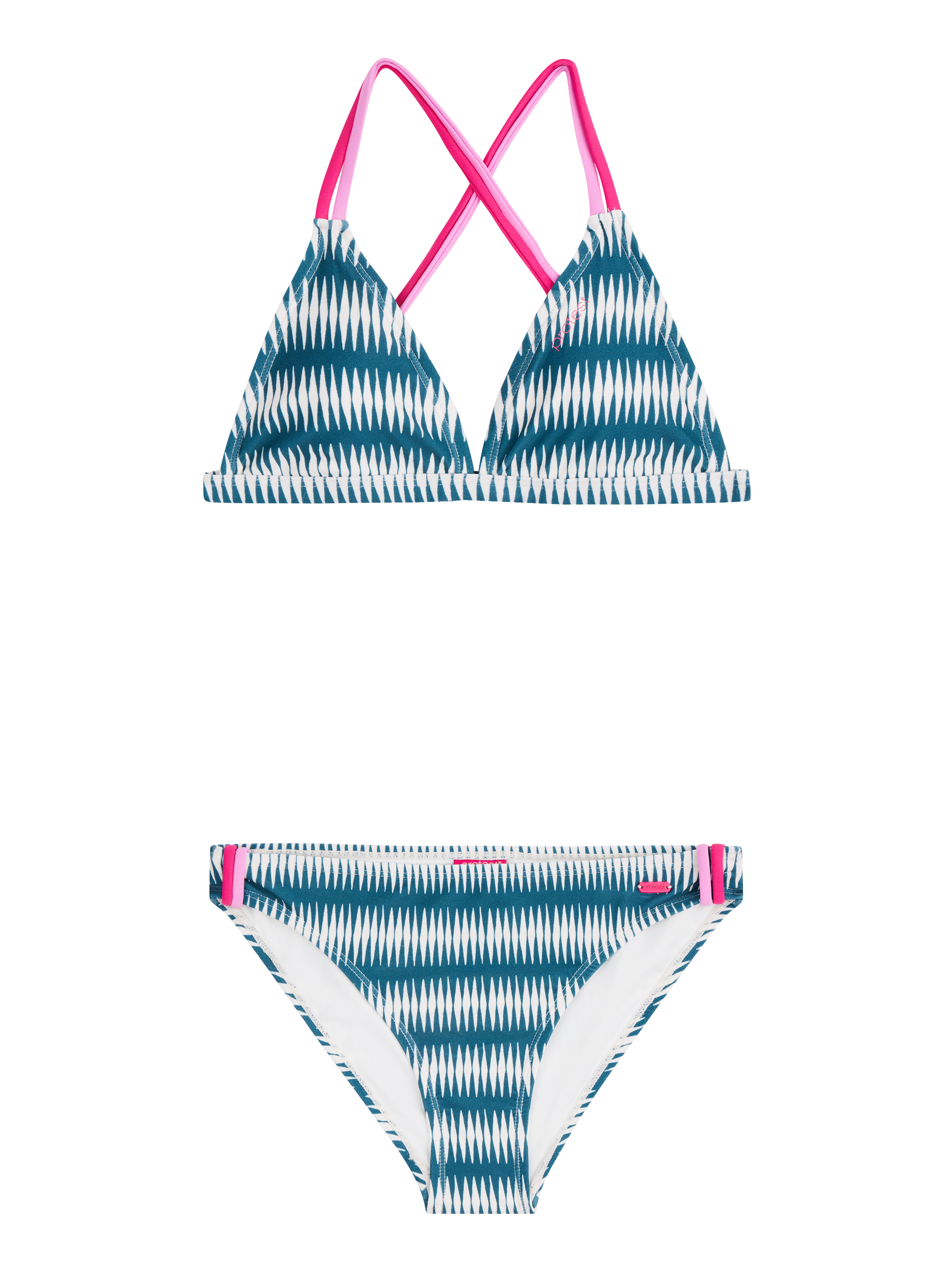 Protest Prtabby Jr Maillot De Bain Triangle Fille - Bleu