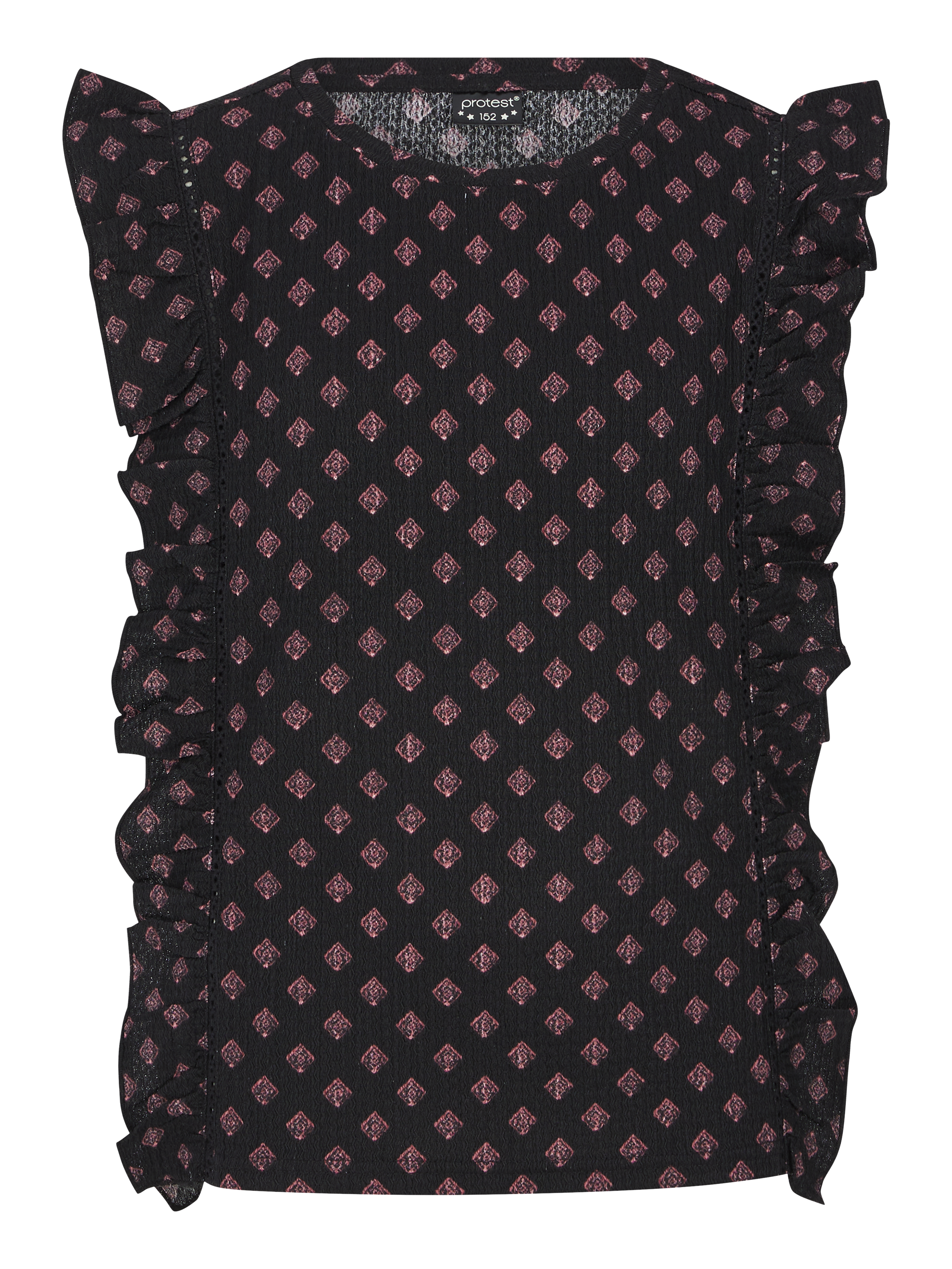 Protest Prtsunila Jr Vest Top Girls - Black