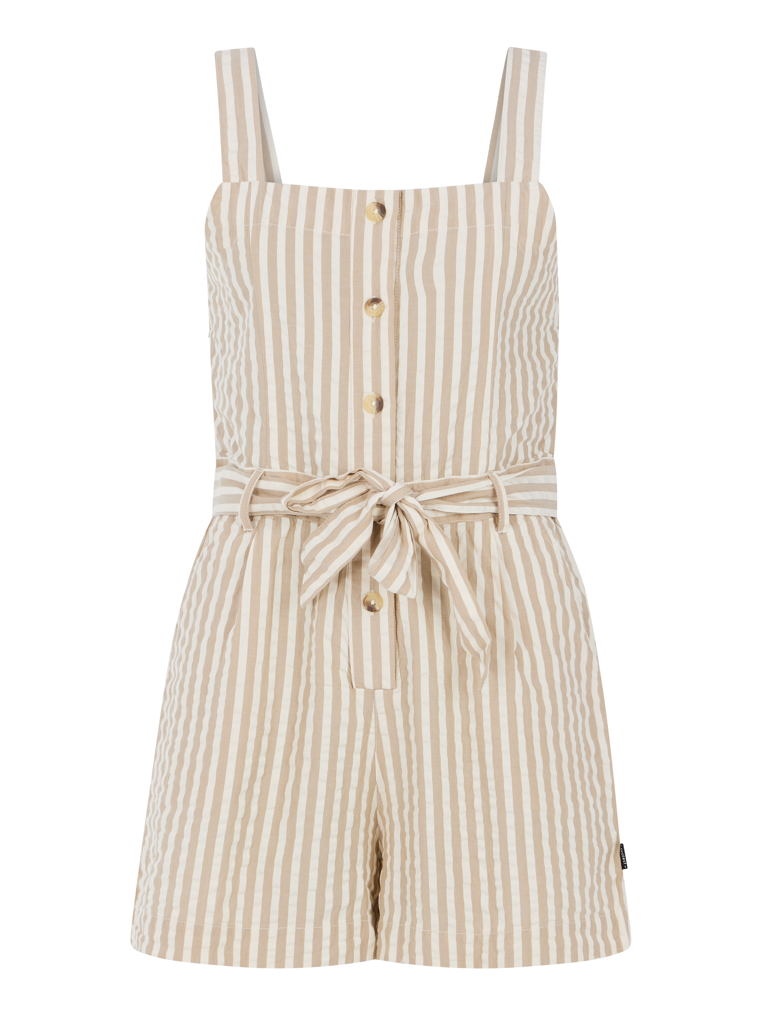 Protest Prtfelice Gestreiftes Playsuit Damen - Braun