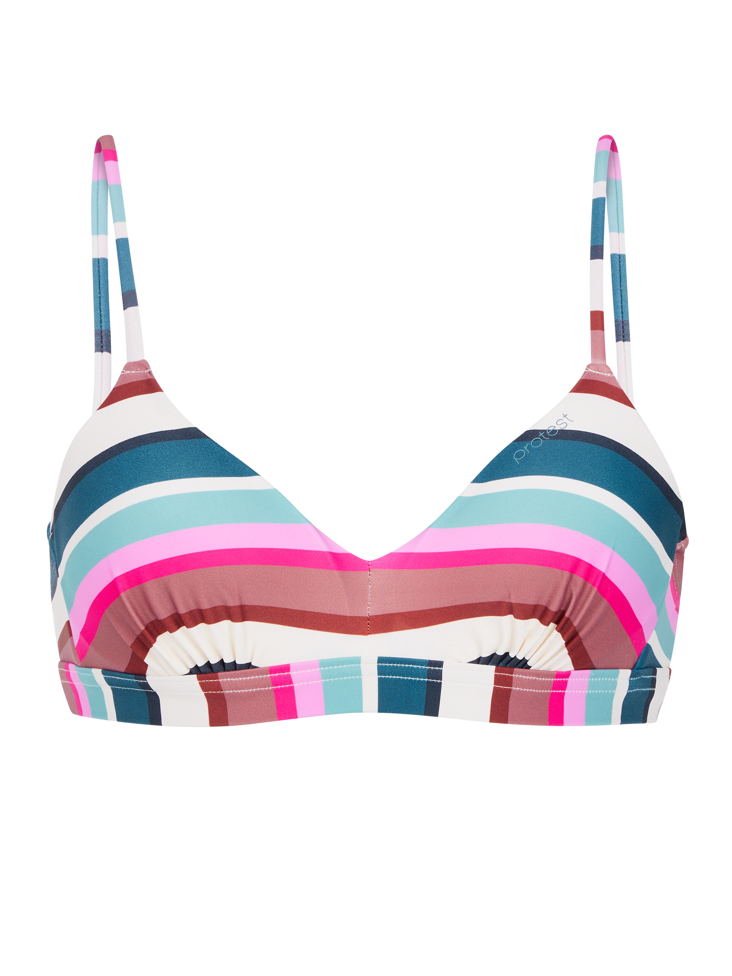 Protest Mixadair 24 Striped Underwire Bikini Top Women - Pink