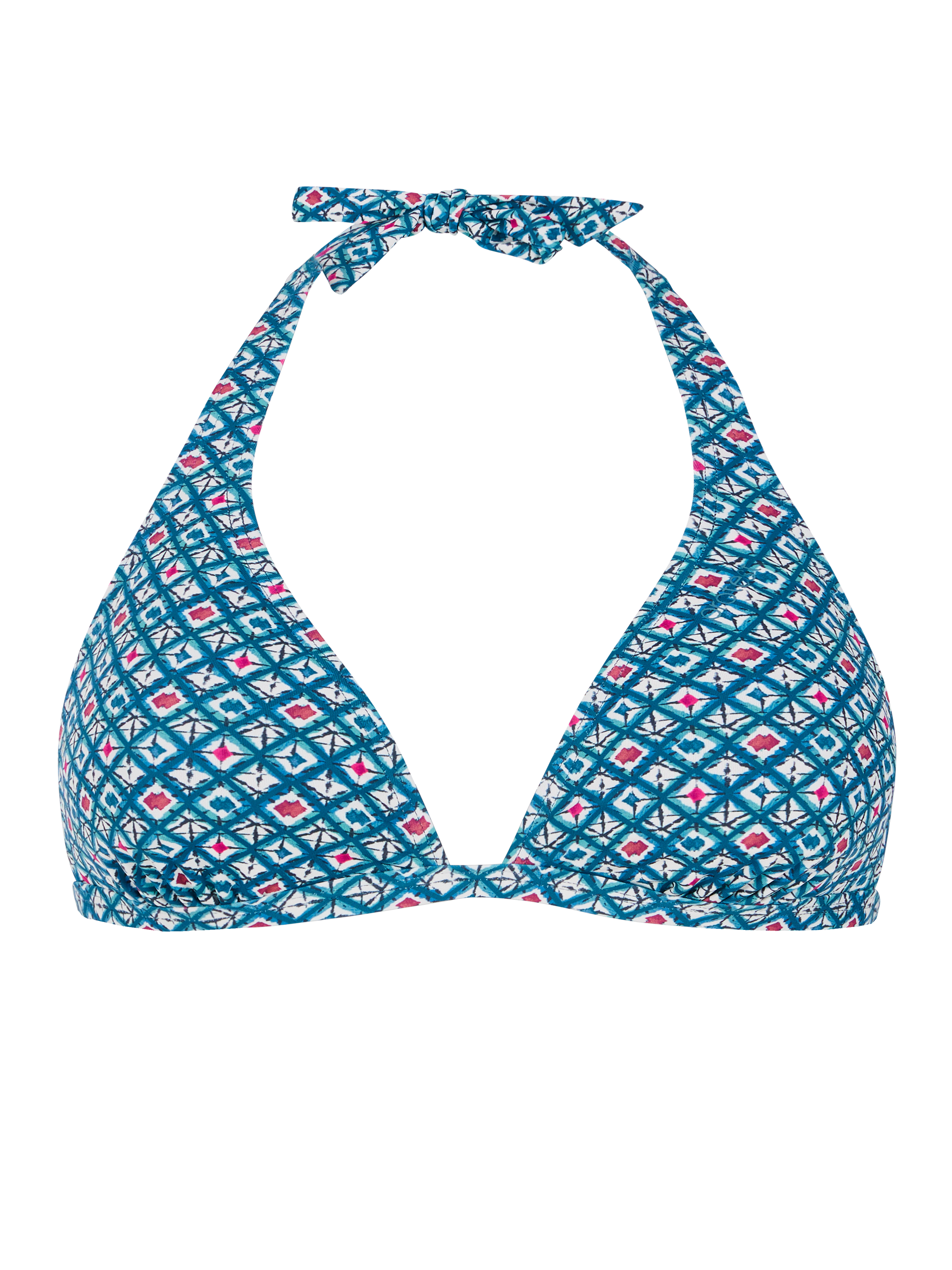 Protest Mixtwice Halter Neck Bikini Top Women - Blue