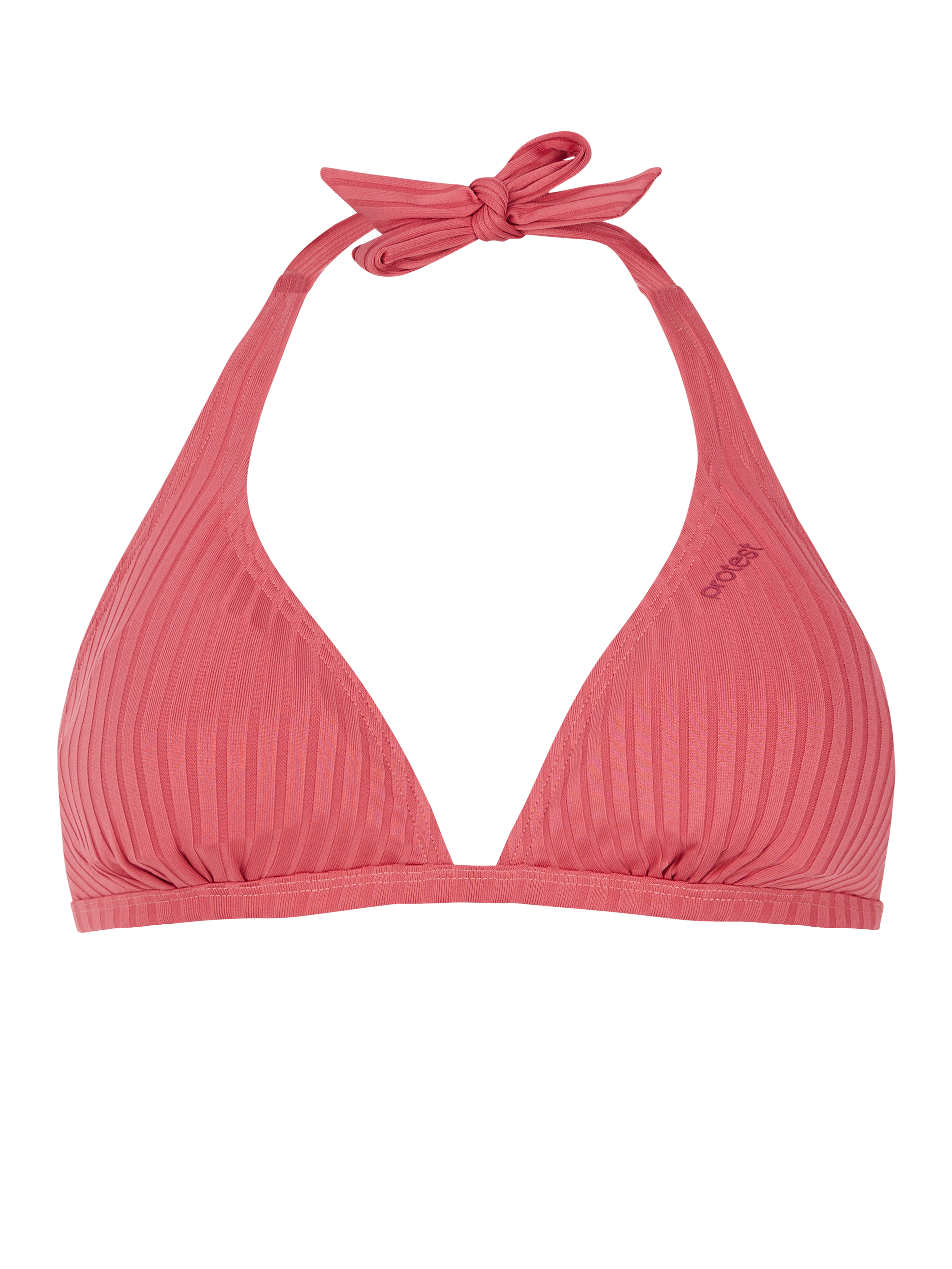 Protest Mixplay Gestreepte Halter Bikini Top Dames - Roze