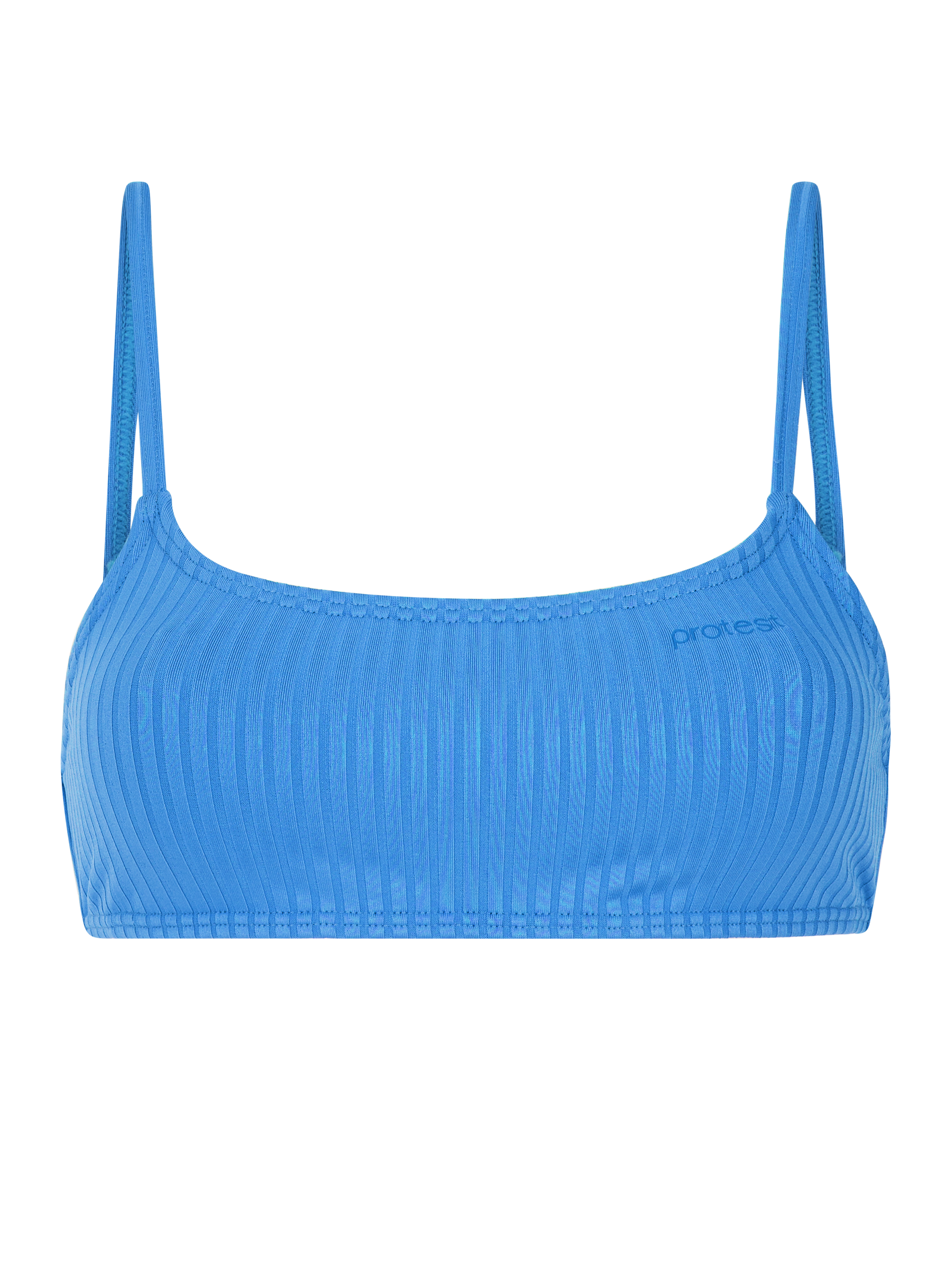 Protest Mixruby 24 Gestreepte Bralette Bikini Top Dames - Blauw