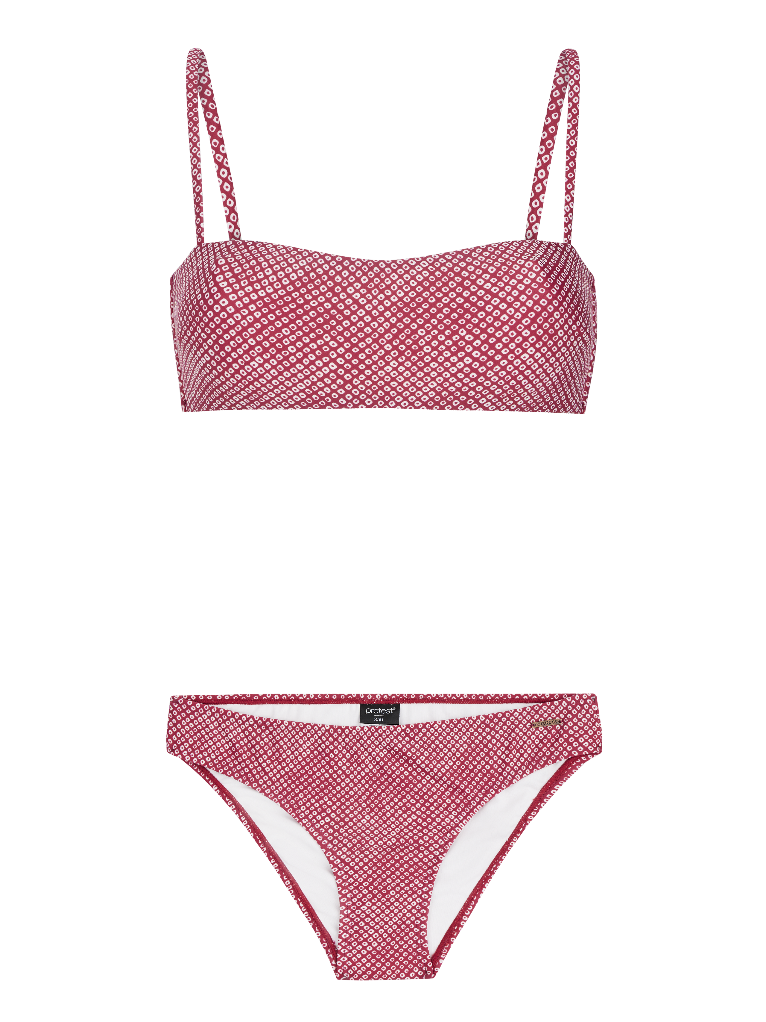 Protest Prtxara Bandeau Bikini Dames - Roze
