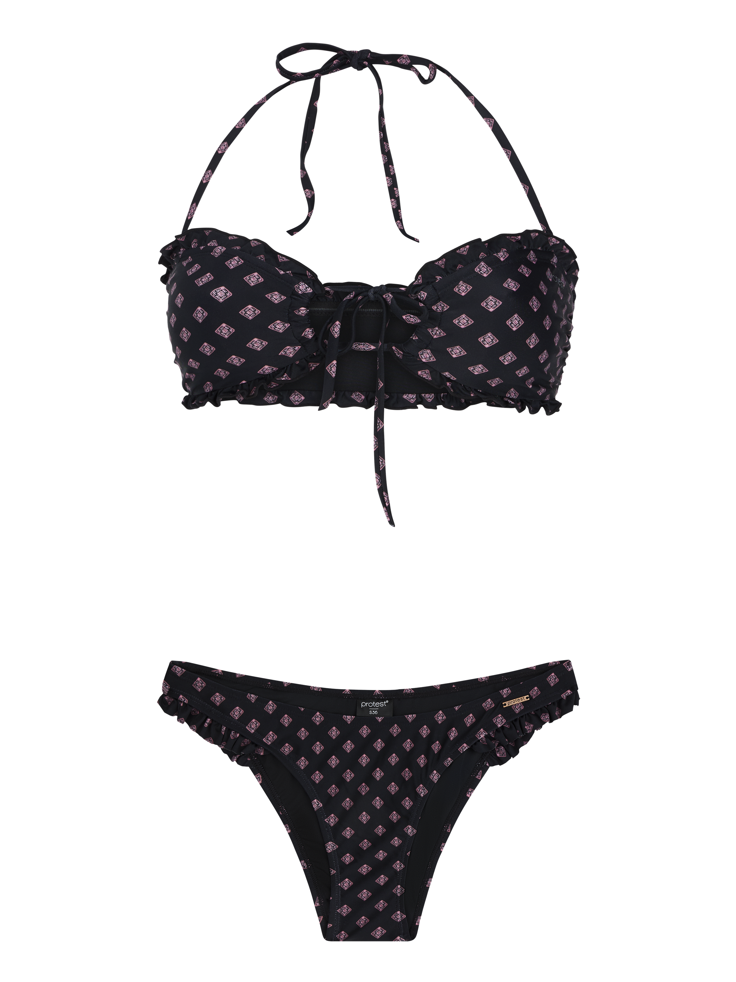 Protest Prtxanthe Bandeau-bikini Damen - Schwarz