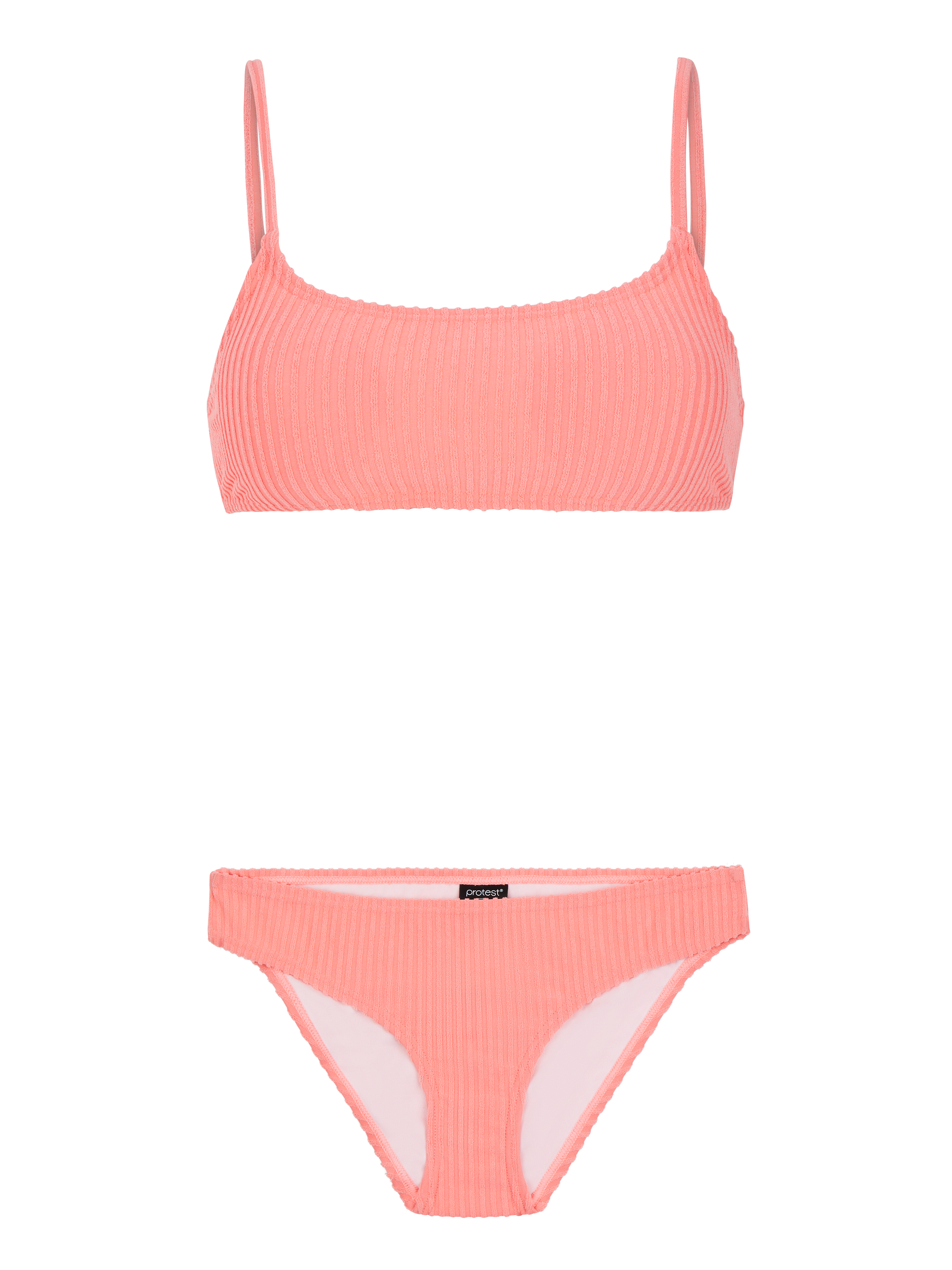 Protest Prtcine Gestreepte Bralette Bikini Dames - Roze