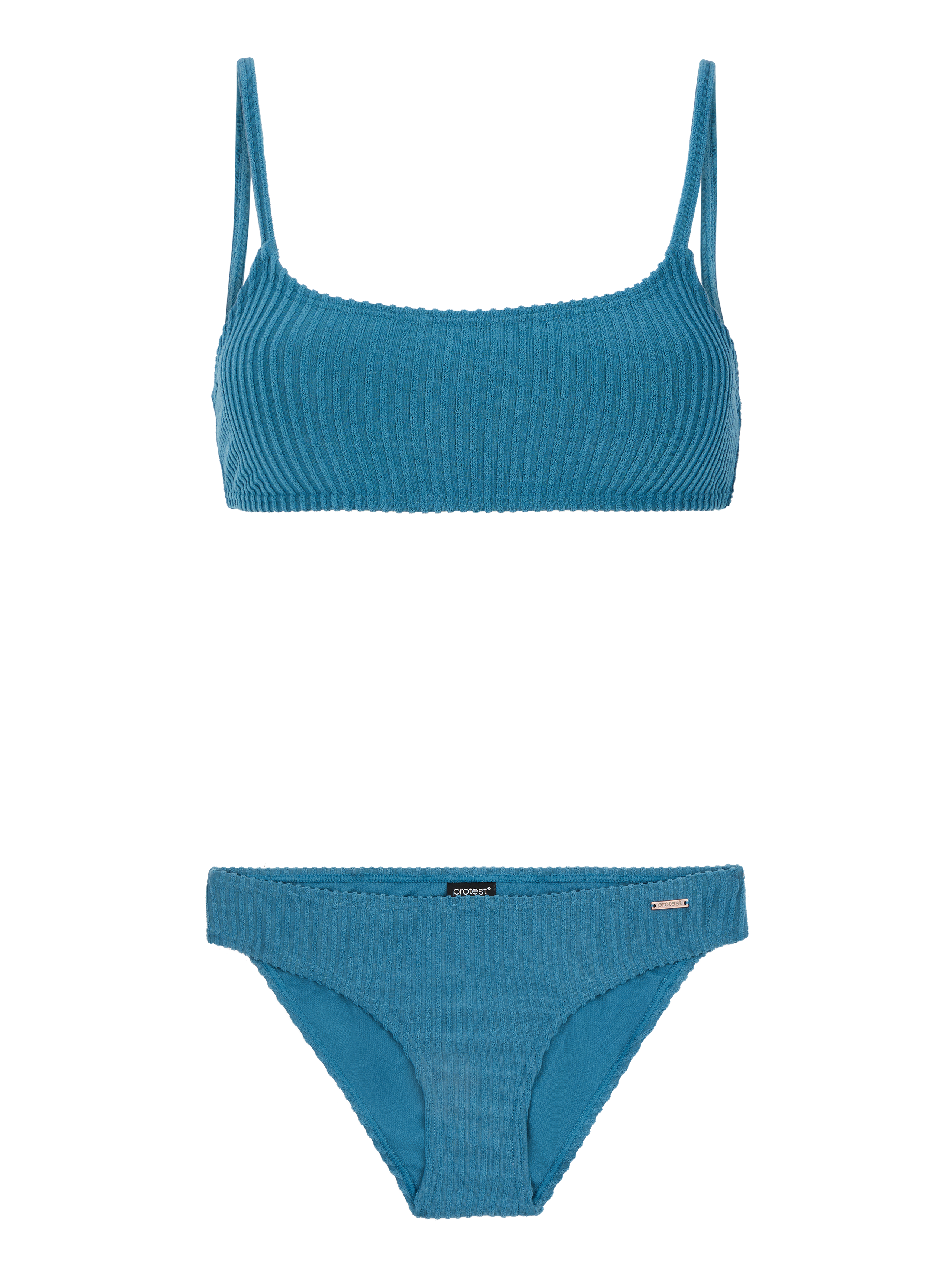 Protest Prtcine Gestreifte Bralette-bikini Damen - Blau
