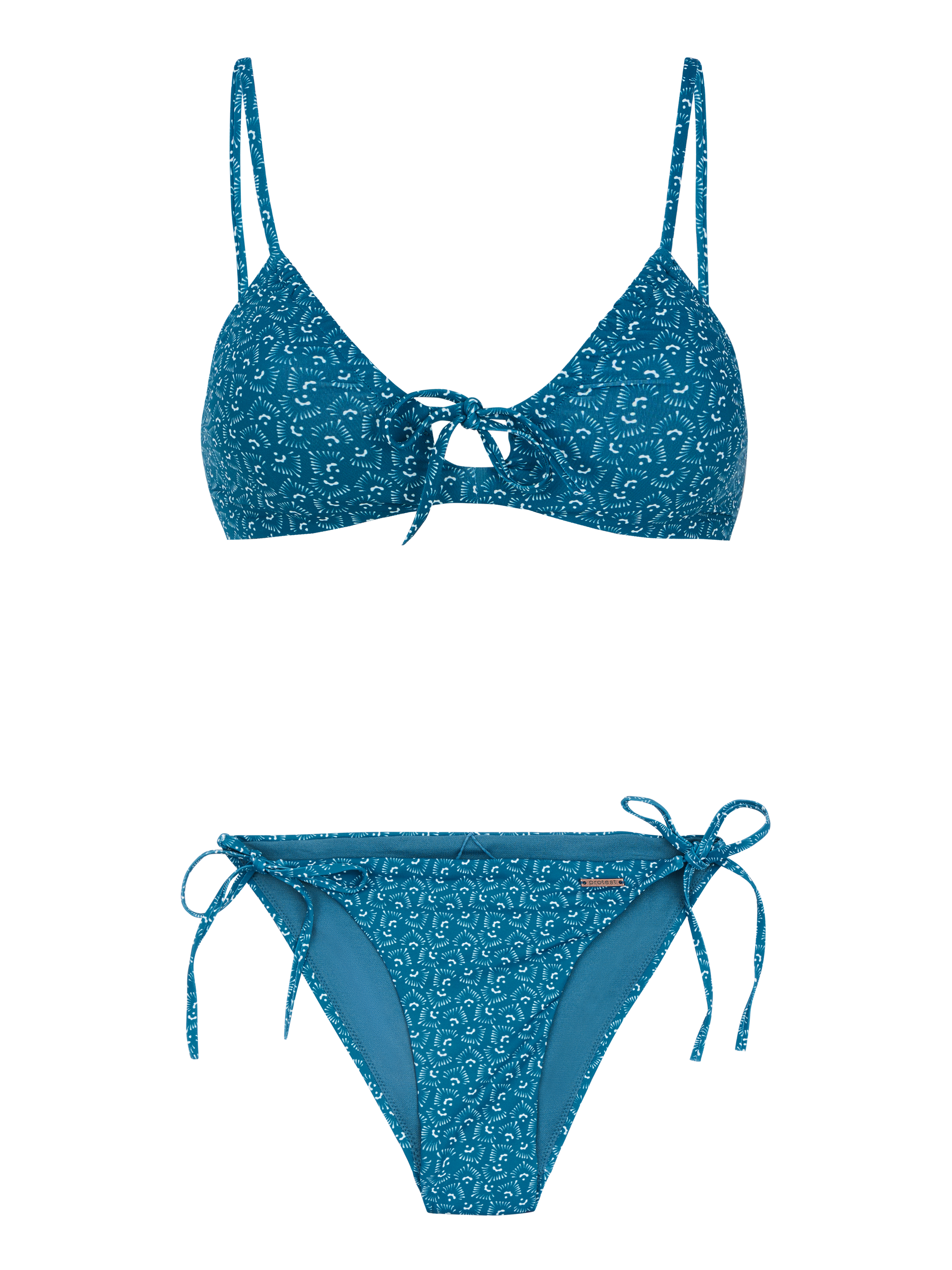 Protest Prtxavi Maillot De Bain Bralette Femme - Bleu
